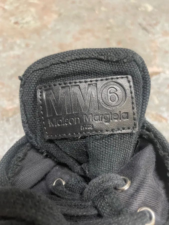 Maison Margiela Maison Margiela Black Distressed High Shoes Size US 9 / IT 39 - 9 Thumbnail