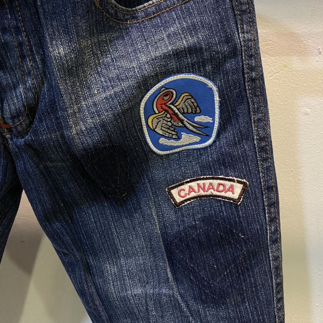 Dsquared2 × Japanese Brand × Vintage DSQUARED2 JEANS CHIP CHIP MOTHERFUCKER PATCHES VINTAGE PANTS Size US 35 - 4 Thumbnail