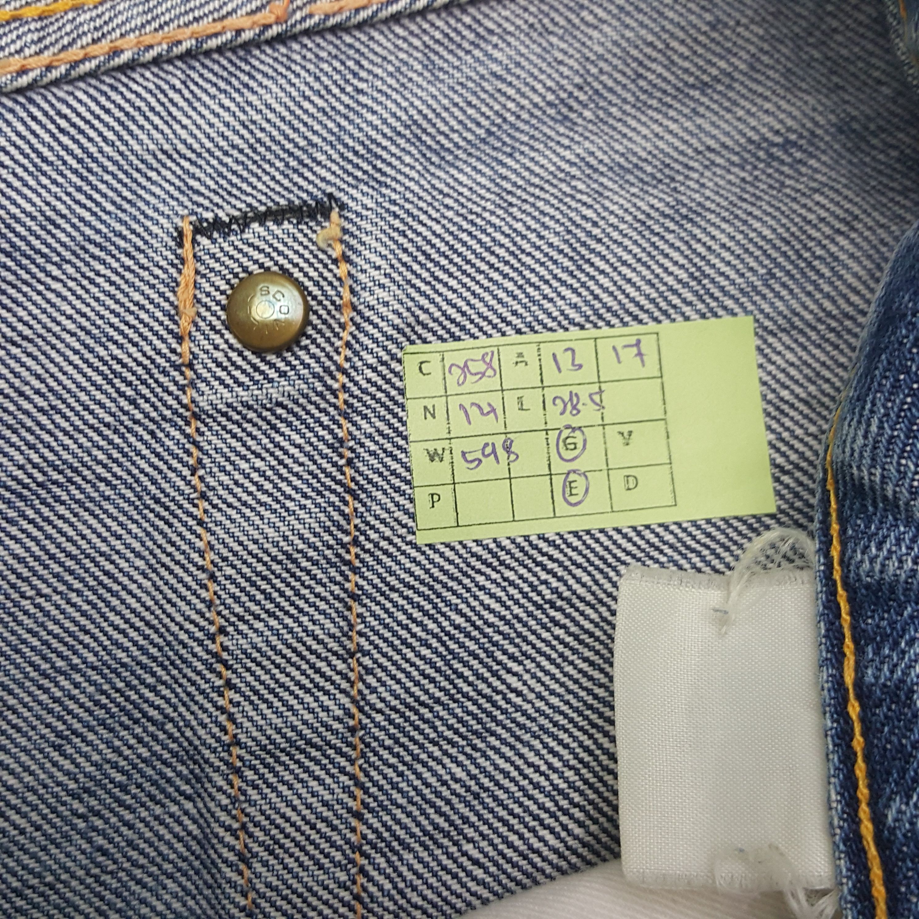 Evisu × Japanese Brand × Vintage Vintage Evis Selvedge Japanese Daicock Custom Denim Jeans Size US 26 / EU 42 - 7 Thumbnail