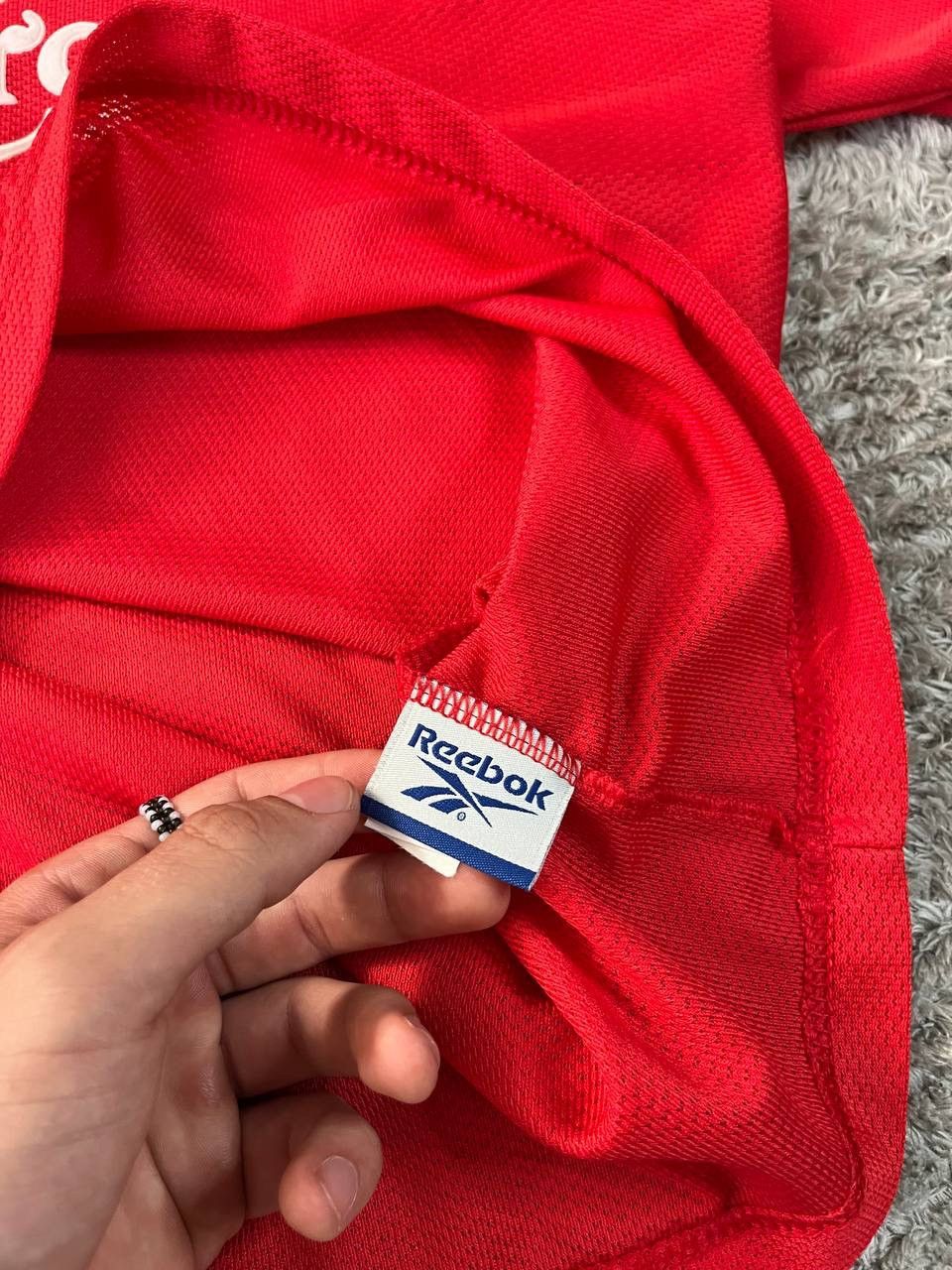 Reebok × Vintage 1998-2000 T-Shirt Reebok x Liverpool Soccer Jersey Rare Logo Size US L / EU 52-54 / 3 - 10 Thumbnail