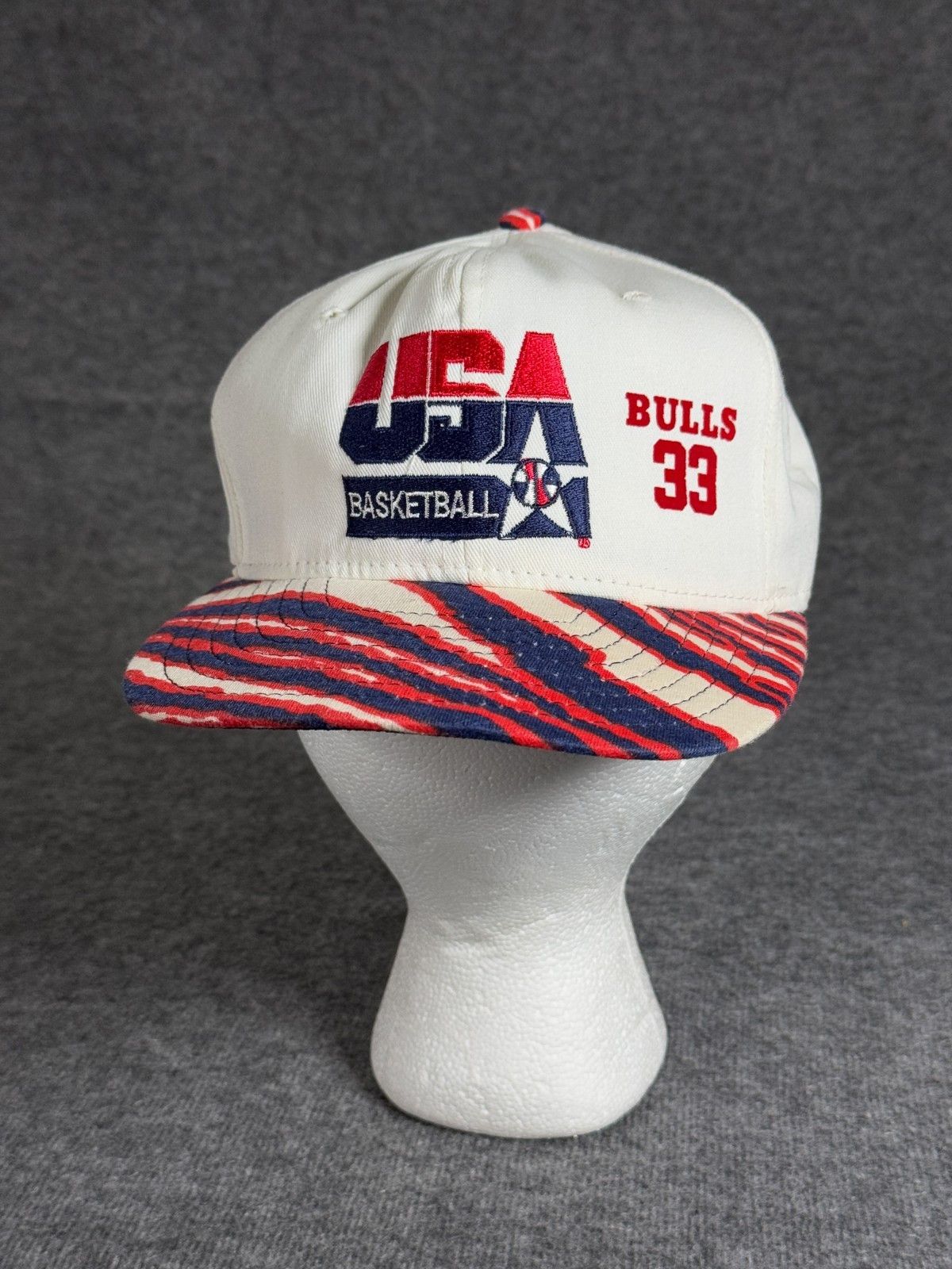 NBA Vintage USA Dream Team Scottie Pippen Snapback Hat Rare Size ONE SIZE - 12 Thumbnail