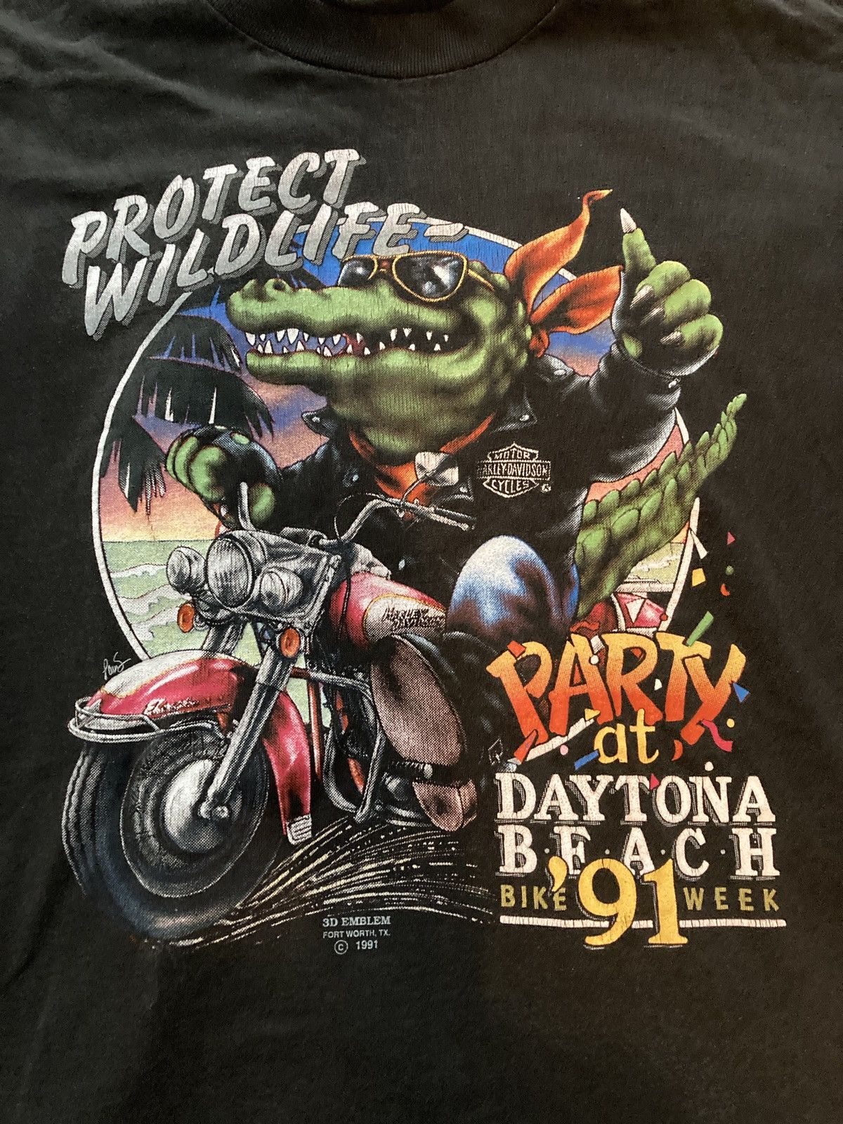 Harley Davidson Daytona beach 91 harley davidson T-shirt Size US XL / EU 56 / 4 - 1 Thumbnail