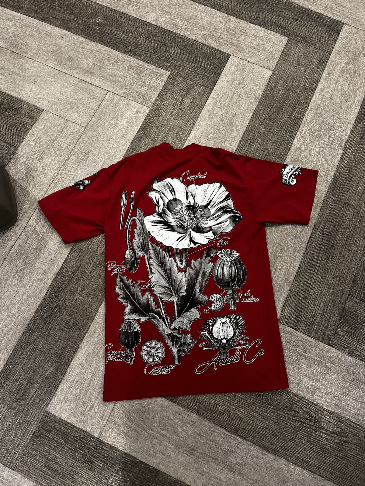 Asaali Asaali Red Opioid T-Shirt Size US S / EU 44-46 / 1 - 4 Thumbnail