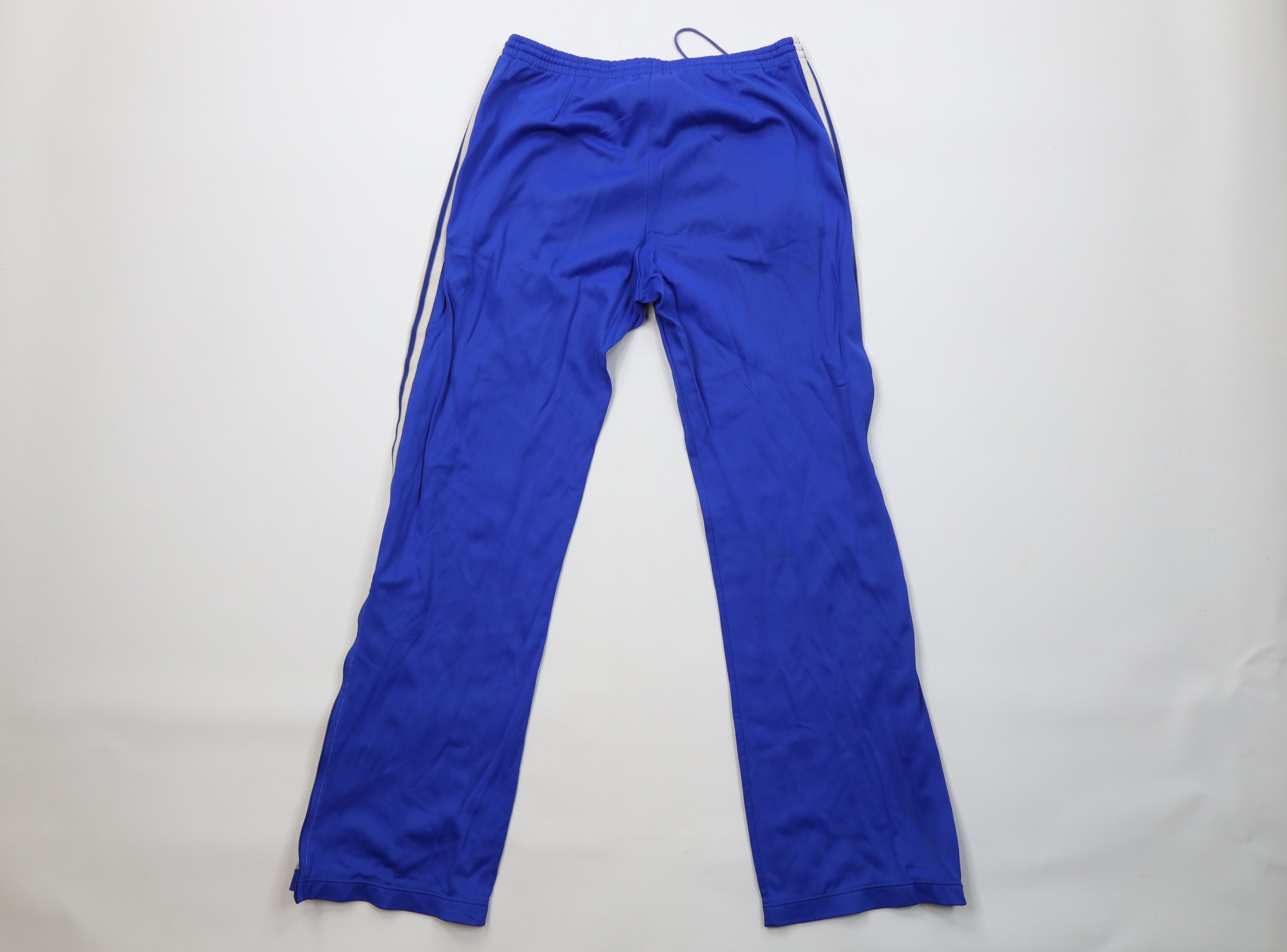 Adidas Vintage 70s Adidas Flare Wide Leg Pants Royal Blue France Size US 34 / EU 50 - 11 Thumbnail