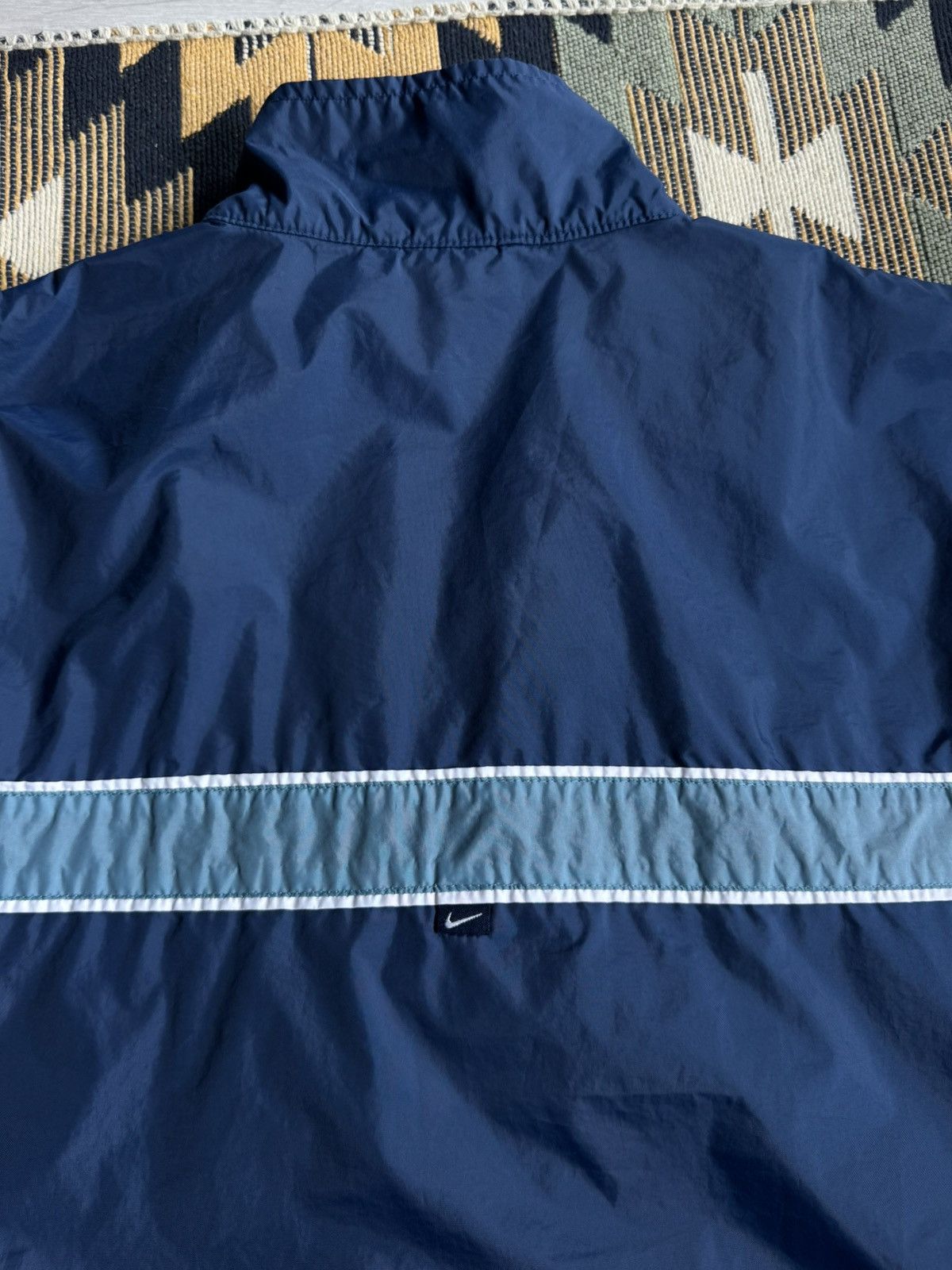 Nike Vintage Nike Nylon Swoosh Y2K Track Jacket Size US S / EU 44-46 / 1 - 9 Thumbnail