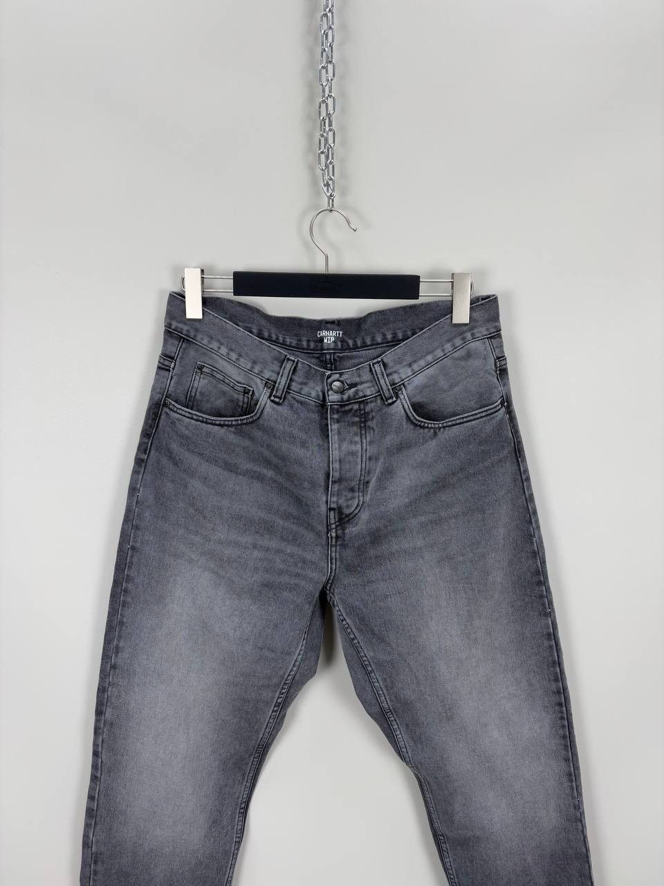 Carhartt × Carhartt Wip Mens jeans Carhartt Size 31 Color Gray Size US 31 - 3 Thumbnail