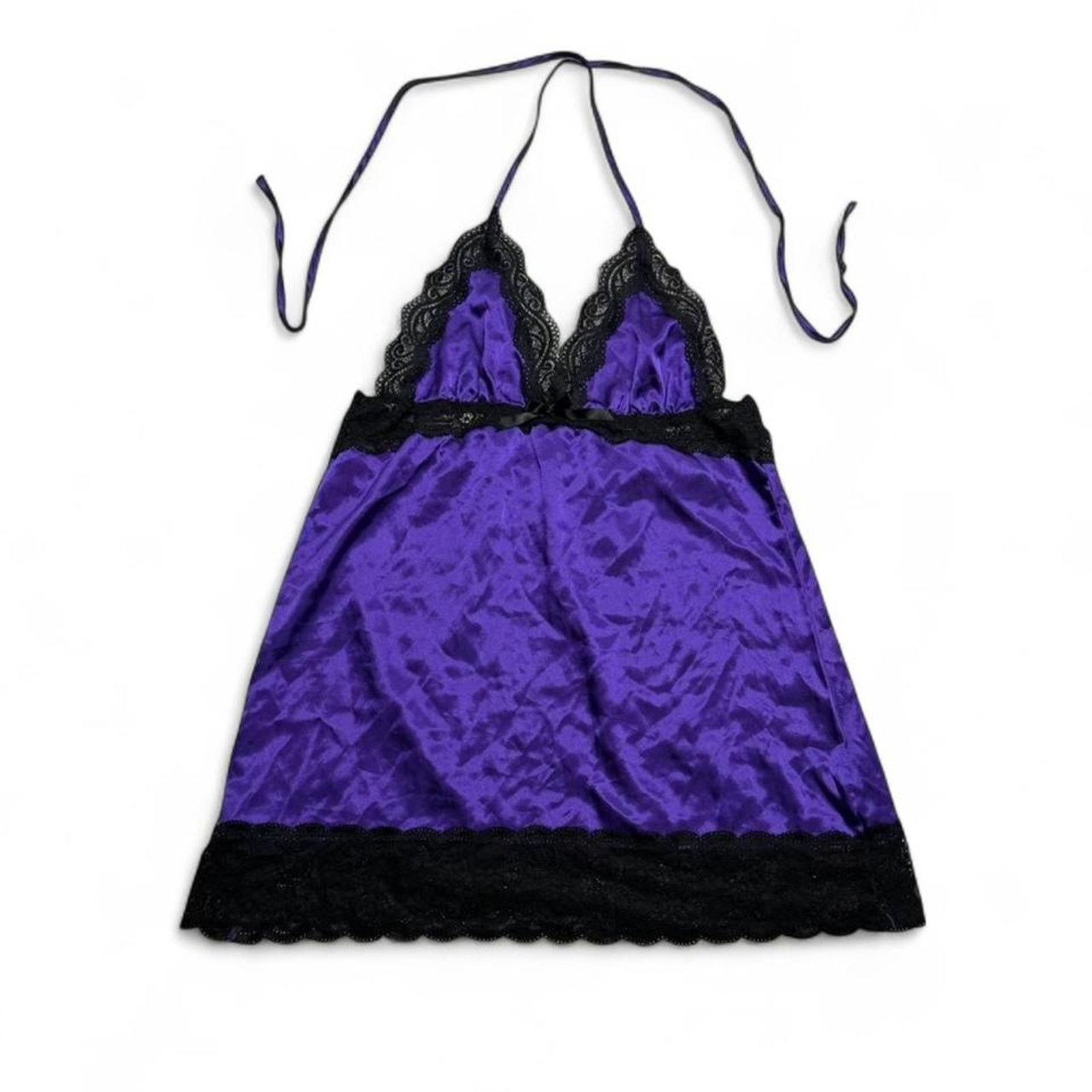 Other Seven TIL Midnight Gothic Grunge Lace Purple dress size m Size M / US 6-8 / IT 42-44 - 5 Thumbnail