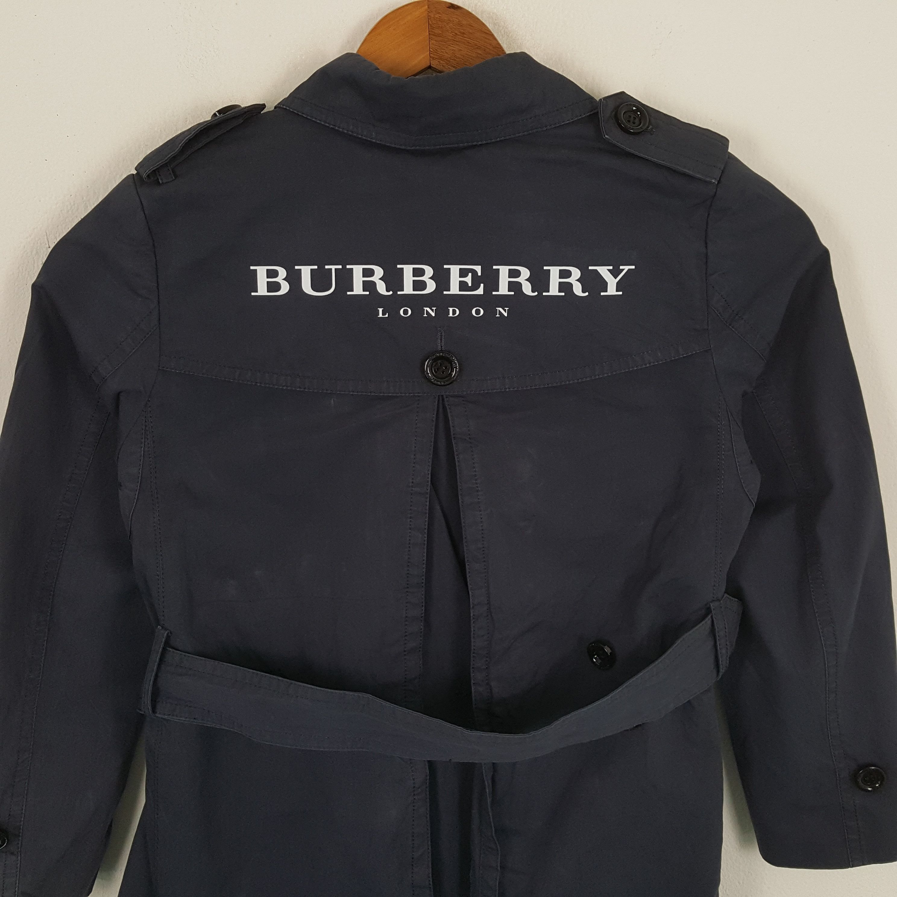 Burberry × Vintage Vintage BURBERRY BRIT Fashion Brand Designer Coat Jacket Size US S / EU 44-46 / 1 - 2 Thumbnail