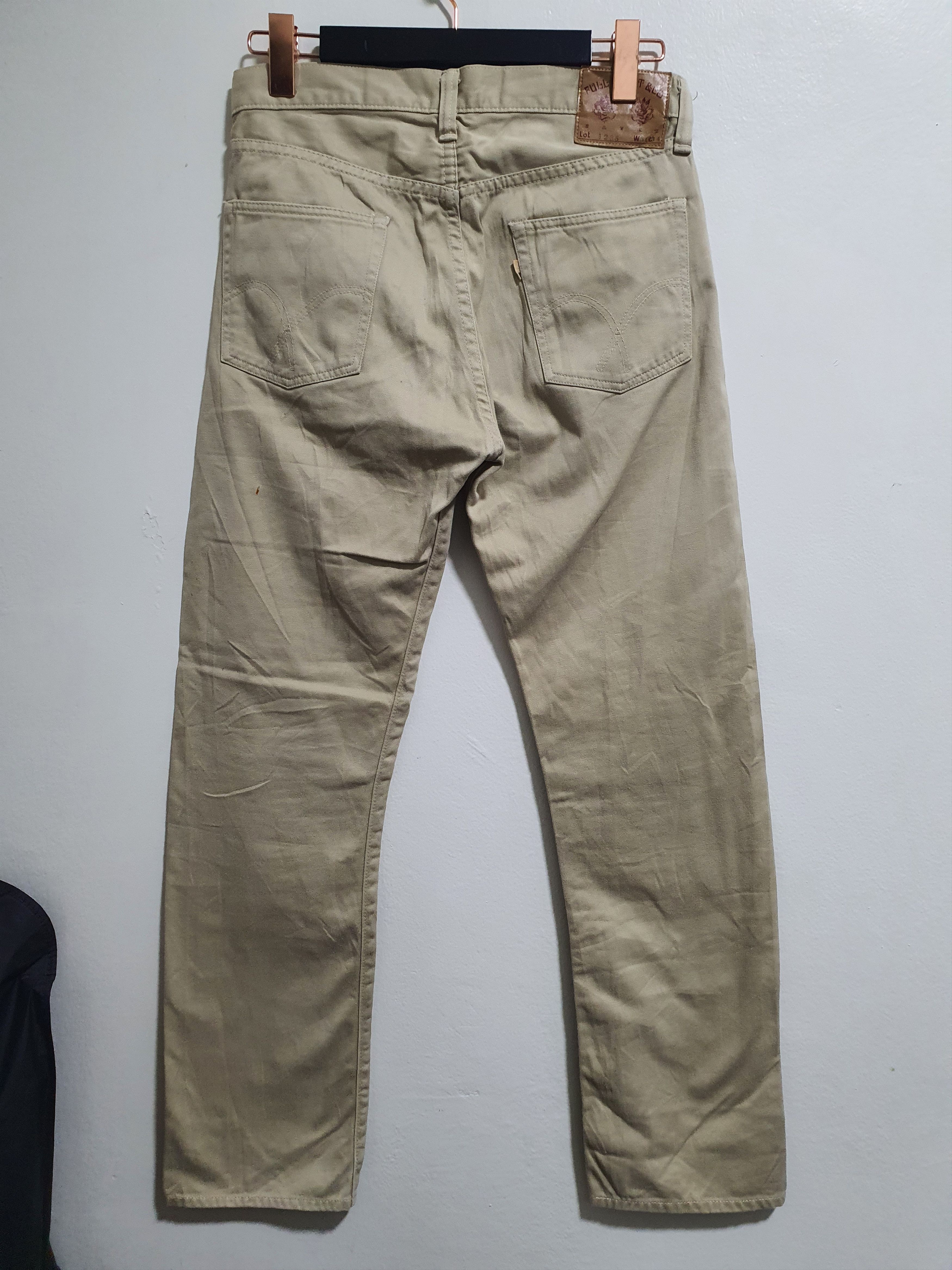Full Count & Co. × Japanese Brand FULLCOUNT 30”/40.5” BEIGE COLOURED JEANS Size US 30 / EU 46 - 1 Thumbnail