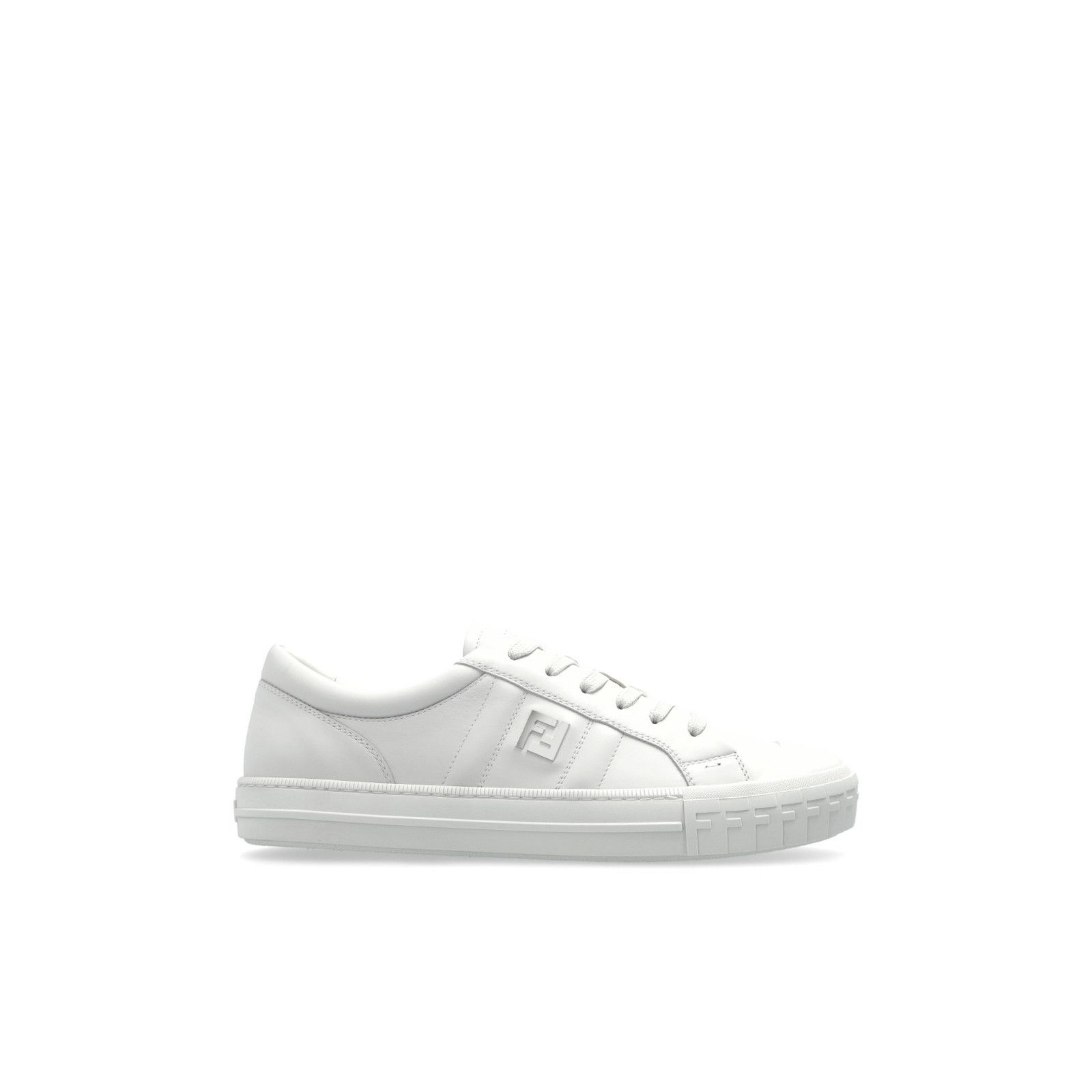 FENDI Domino White Leather Sneakers New & Authentic (Men's s