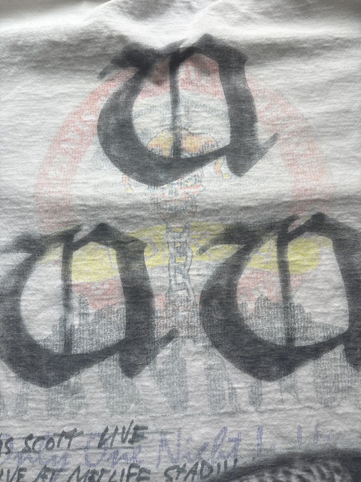 Travis Scott *Exclusive* one night in utopia tee Size US XL / EU 56 / 4 - 4 Thumbnail