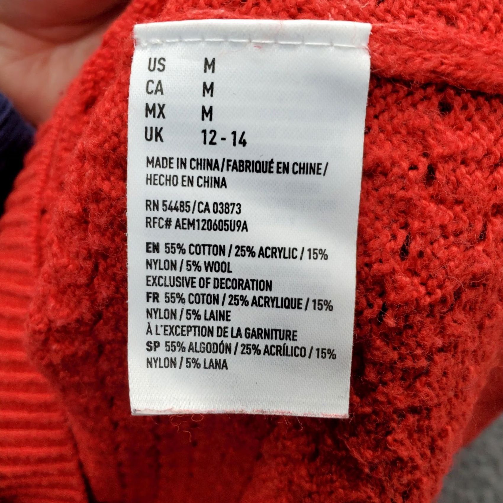 American Eagle Outfitters American Eagle Outfitters Sweater Womens M Red Open Weave Round Neck Back Zip Shirt Womens Size M Red Knit Pullover Casual Size M / US 6-8 / IT 42-44 - 6 Thumbnail