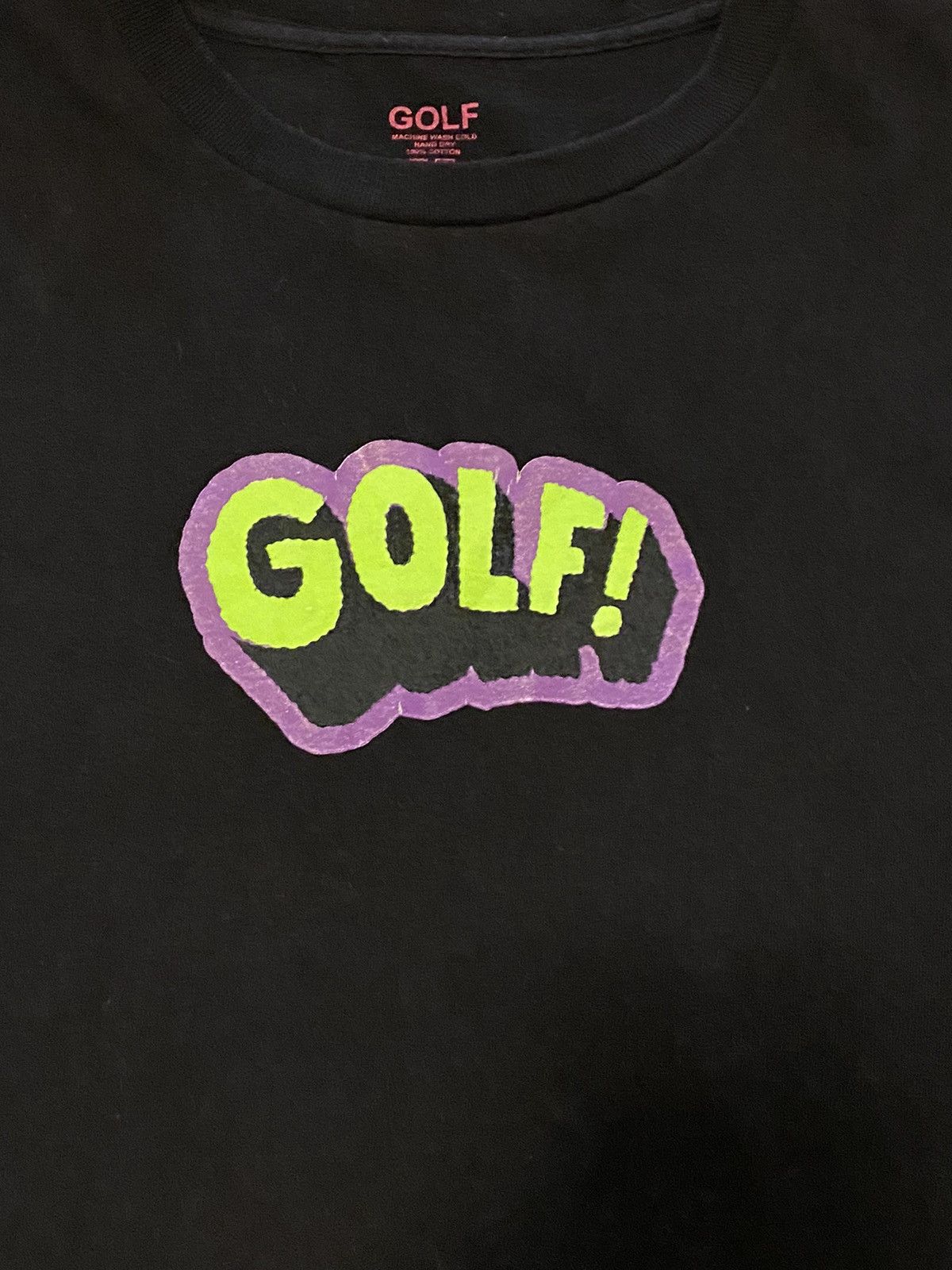 Golf Wang × Tyler The Creator WHAM TEE FROM GOLFWANG - BLACK Size US L / EU 52-54 / 3 - 2 Thumbnail