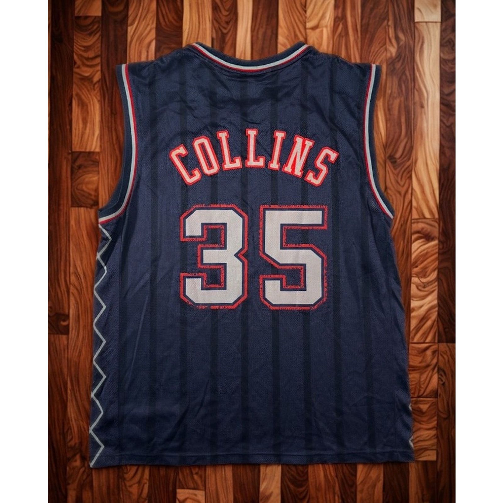 Reebok Jason Collins New Jersey Nets Reebok Jersey Y2K Size L Rare Size US L / EU 52-54 / 3 - 6 Thumbnail