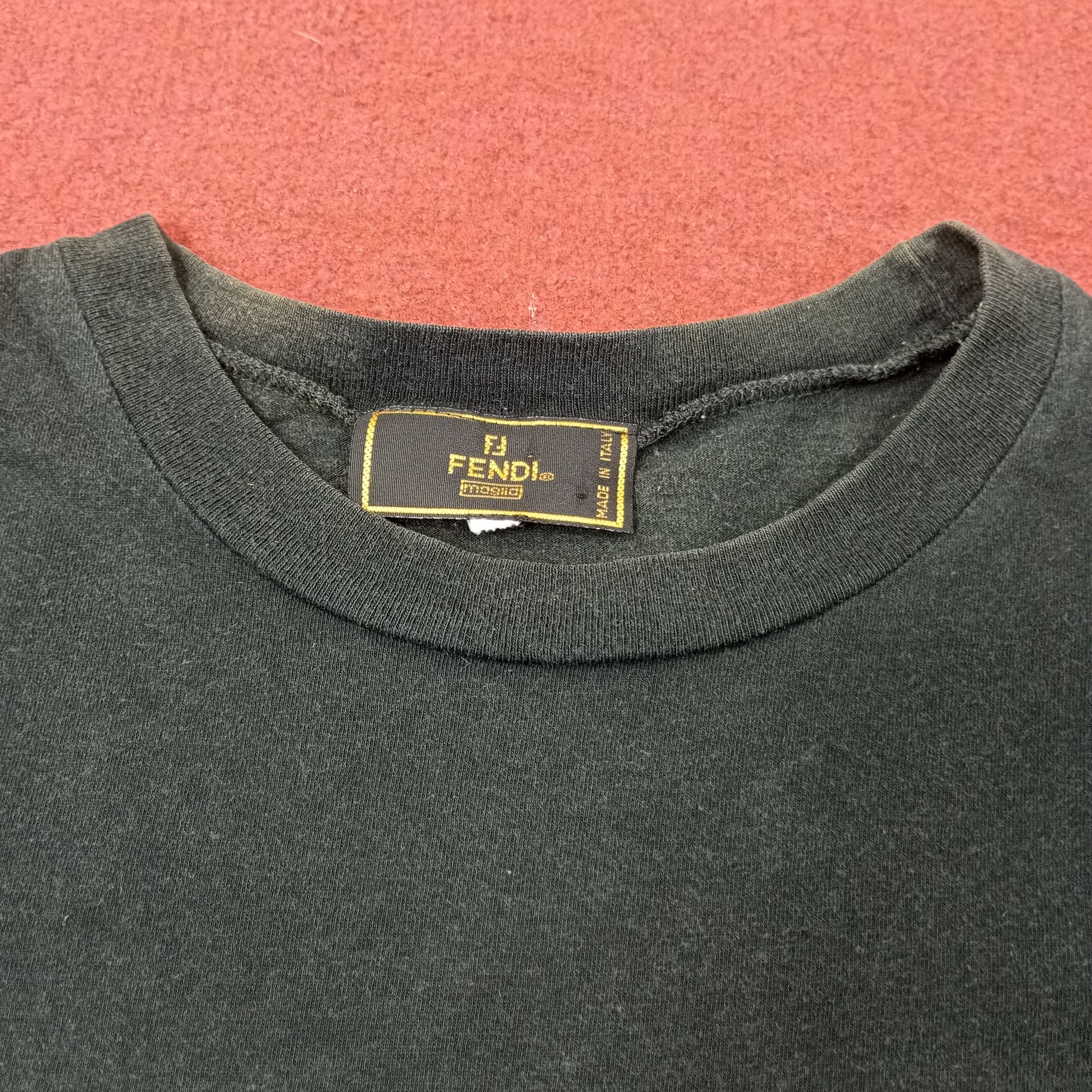 Fendi Fendi Fashion Brand Spellout Design Tshirt c223n7 Size US M / EU 48-50 / 2 - 3 Thumbnail