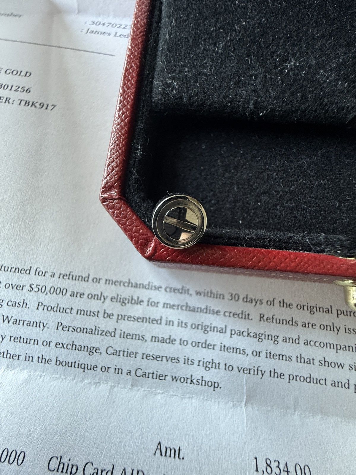 Cartier Cartier White gold earring Size ONE SIZE - 3 Thumbnail