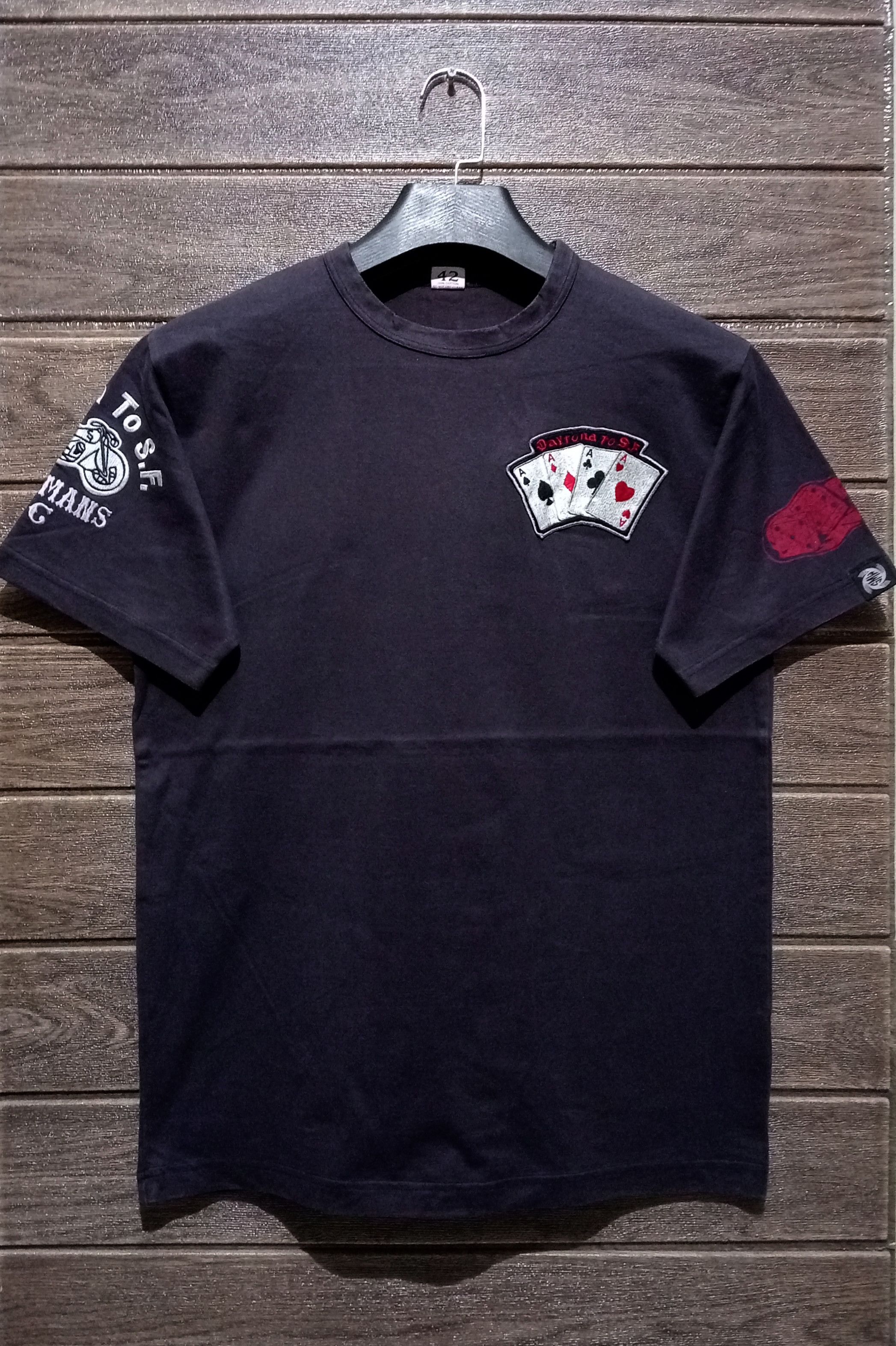 Japanese Brand Vintage MWS Daytona to S.F Jankmans MC Tee Size US L / EU 52-54 / 3 - 2 Thumbnail