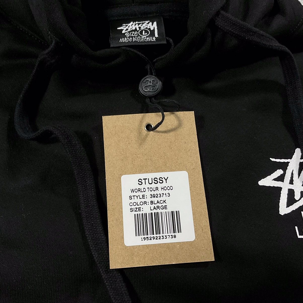 Stussy Stussy World Tour Hoodie Black Size US L / EU 52-54 / 3 - 5 Thumbnail