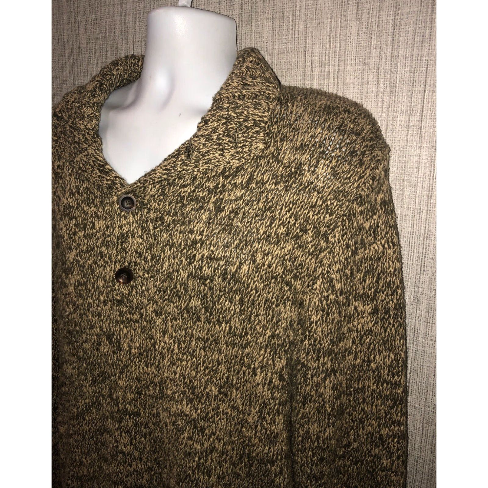 Polo Ralph Lauren Polo Ralph Lauren Sweater Shirt 1/2 Button Up Mens Size M Green 100% Cotton Polo Ralph Lauren Mens MD Green 1/2 Button Up Sweater Size US M / EU 48-50 / 2 - 2 Thumbnail