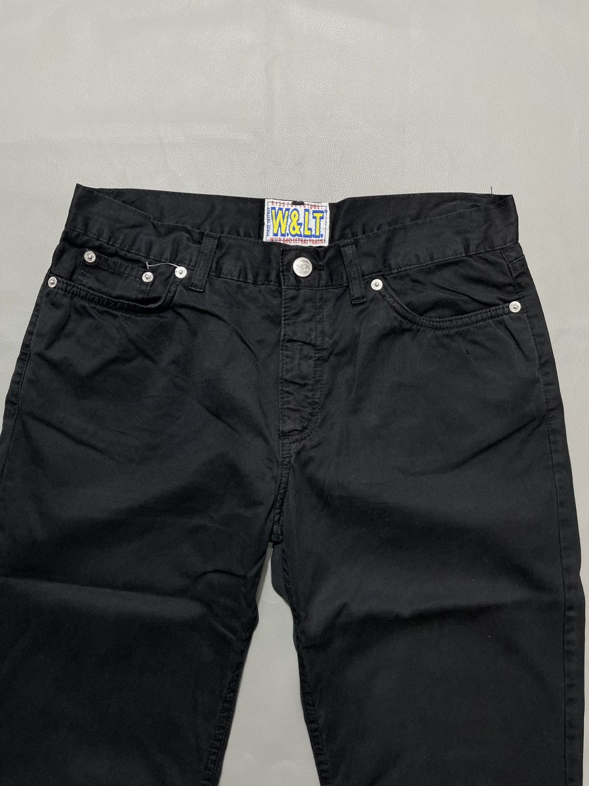 Walter Van Beirendonck Walter Van Beirendonck - Black Chino Pants Size US 31 - 3 Thumbnail
