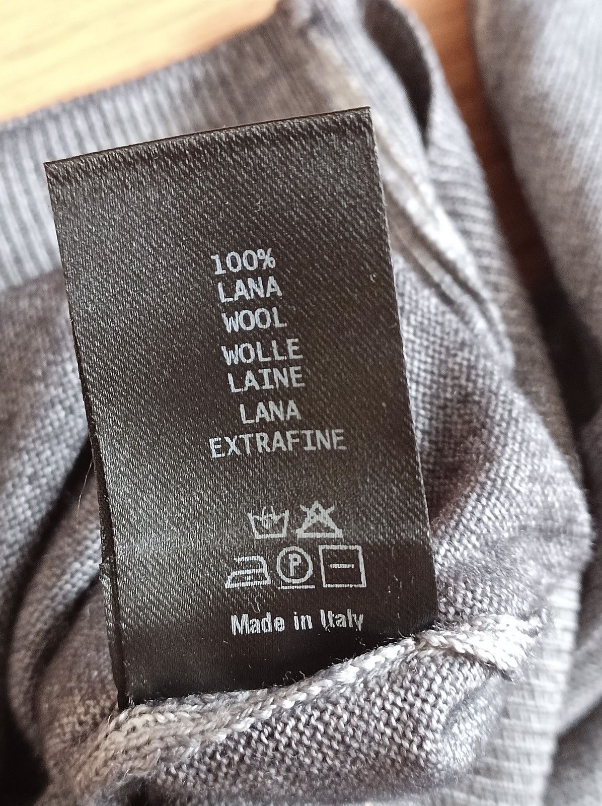 Zanieri Zanieri Lana Wool Grey Mens Vest Size XL Size US XL / EU 56 / 4 - 10 Thumbnail