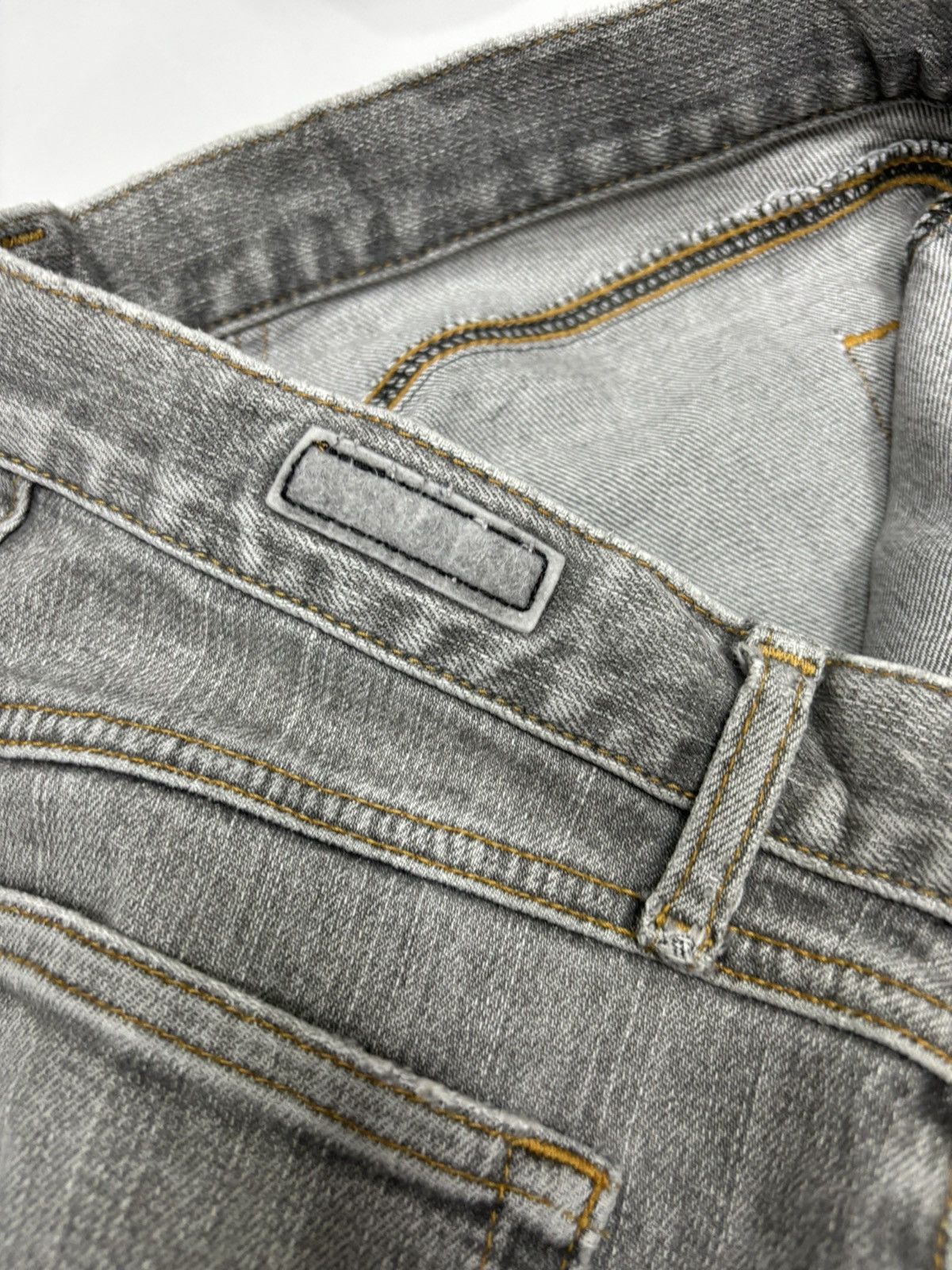 Marithe + Francois Girbaud Rare GL Heart Faded Grey Distressed Denim MFG Style Pants Size US 34 / EU 50 - 8 Thumbnail