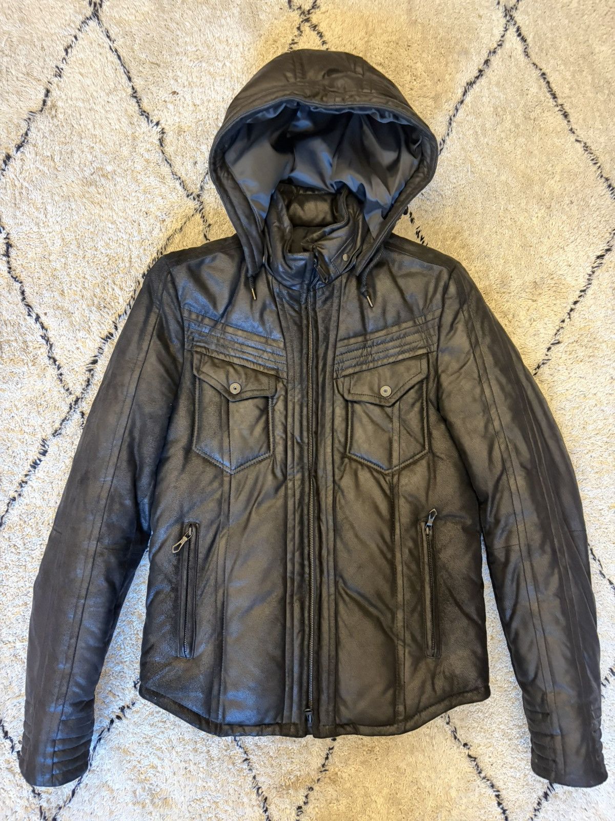 5351 Pour Les Hommes Y2K Archive Rider/Down Jacket