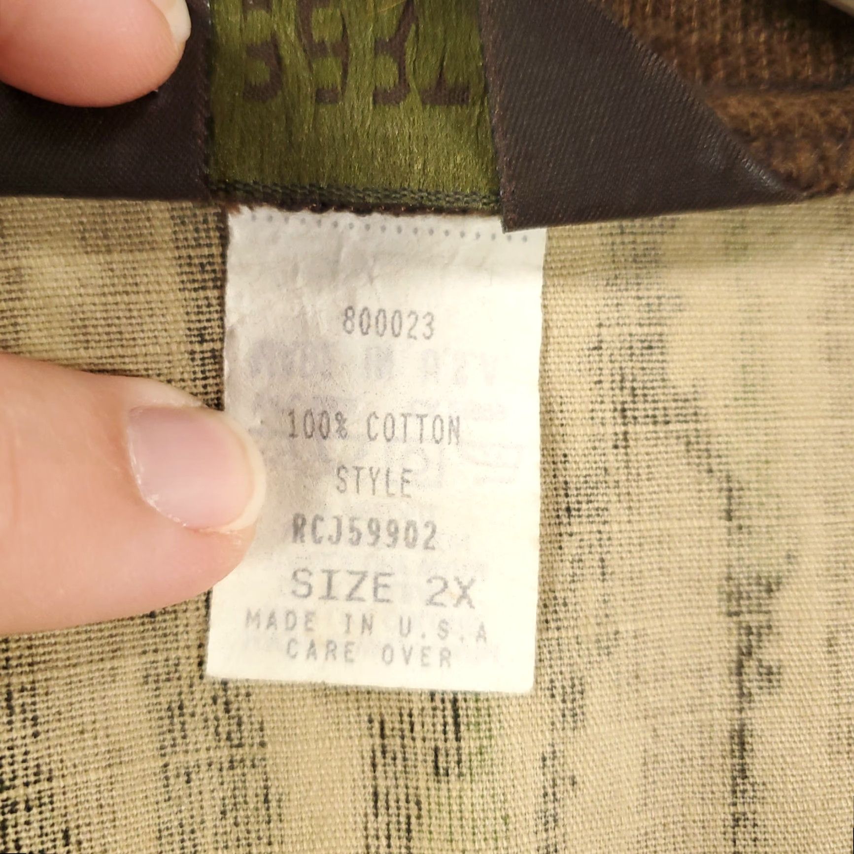 Vintage Vintage Liberty Camo Hunting Jacket Mens 2X Camoflauge Snap Up Long Sleeve USA Size US XXL / EU 58 / 5 - 3 Thumbnail