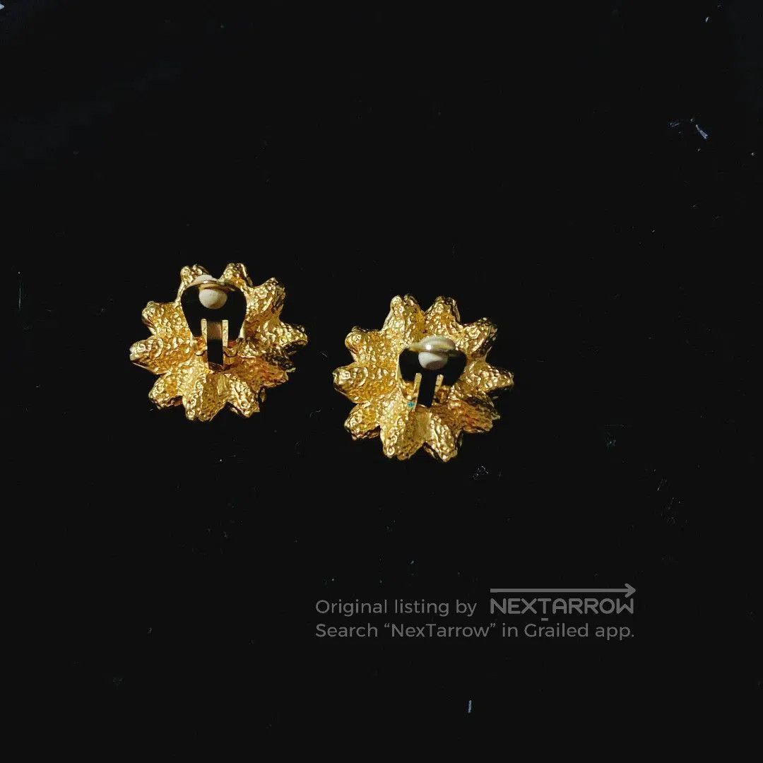 Kenzo Kenzo Paris Pearl Flower Vintage Earrings. Size ONE SIZE - 4 Thumbnail