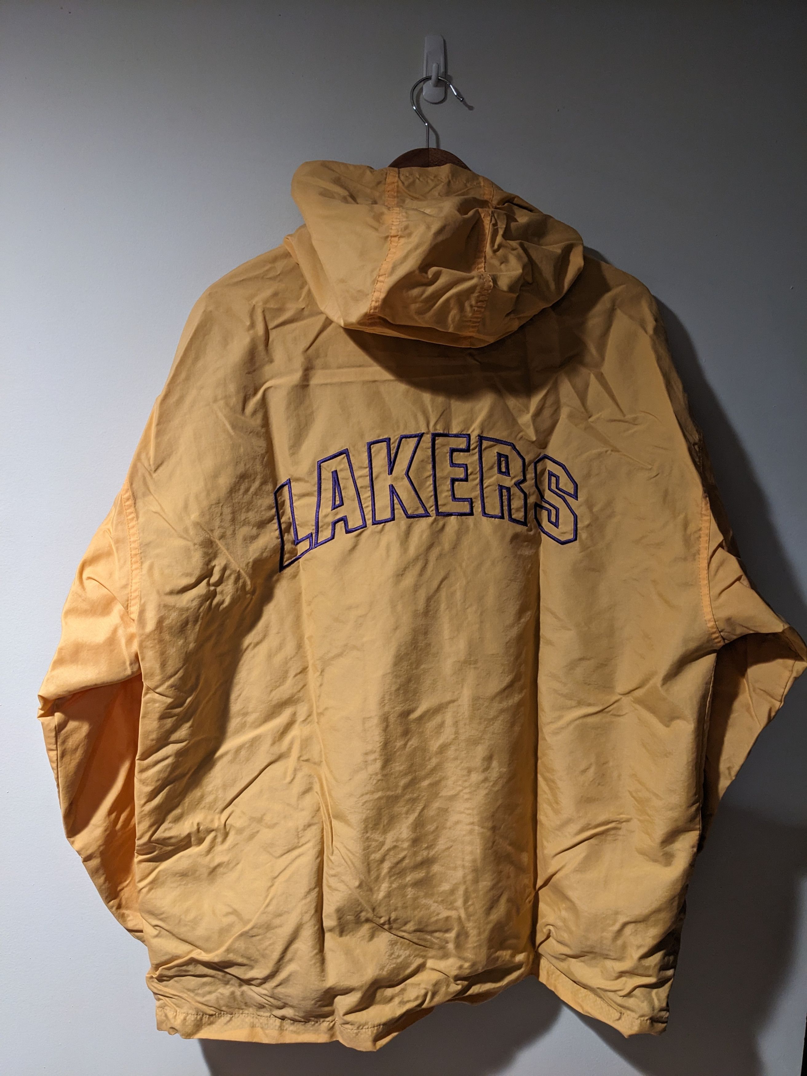 NBA × Vintage Vintage 90s Los Angeles Lakers NBA Basketball Windbreaker Size US L / EU 52-54 / 3 - 1 Thumbnail
