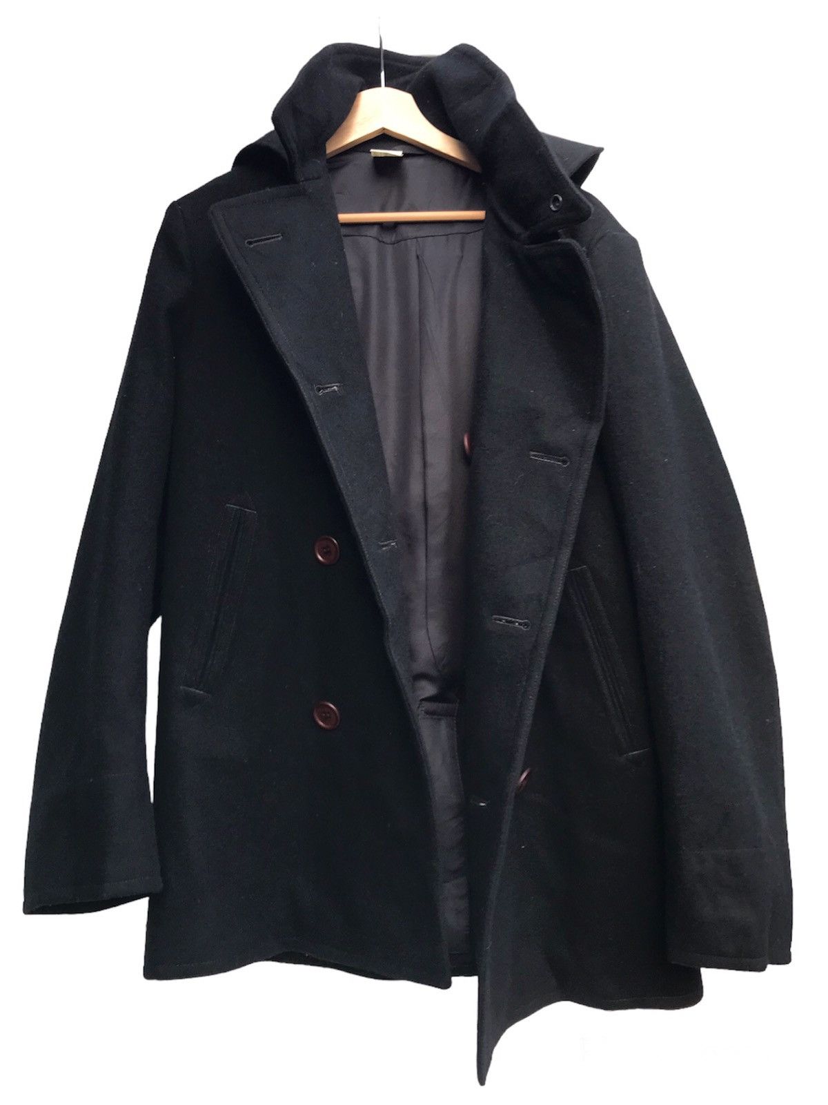 N.Hoolywood AW13/14 N. Hoolywood Test Product Exchange Service Pea Coat Size US M / EU 48-50 / 2 - 3 Thumbnail