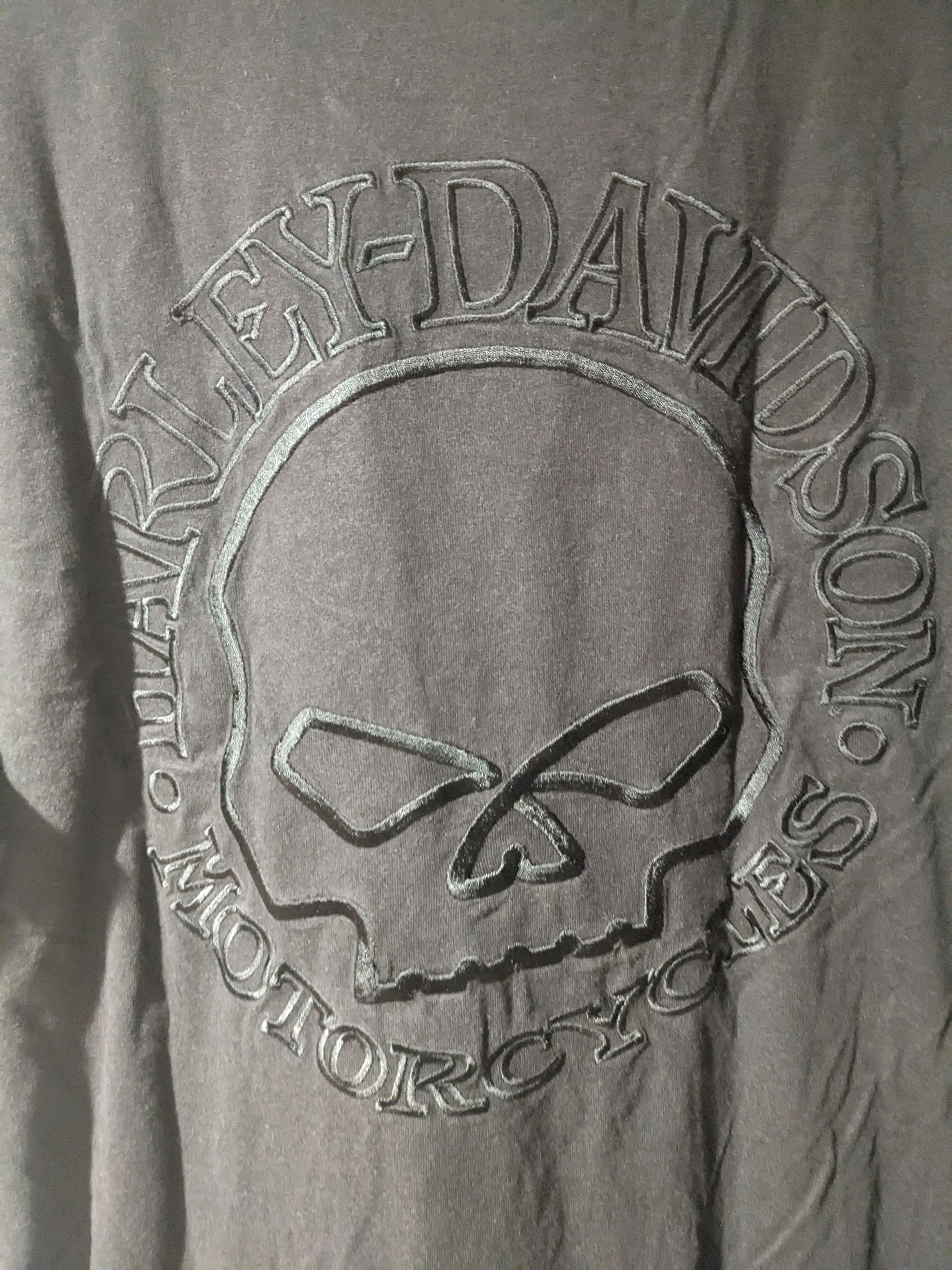 Harley Davidson × Vintage Vintage Y2K Harley Davidson Motorcycle Skull Large T-Shirt Size US L / EU 52-54 / 3 - 2 Thumbnail