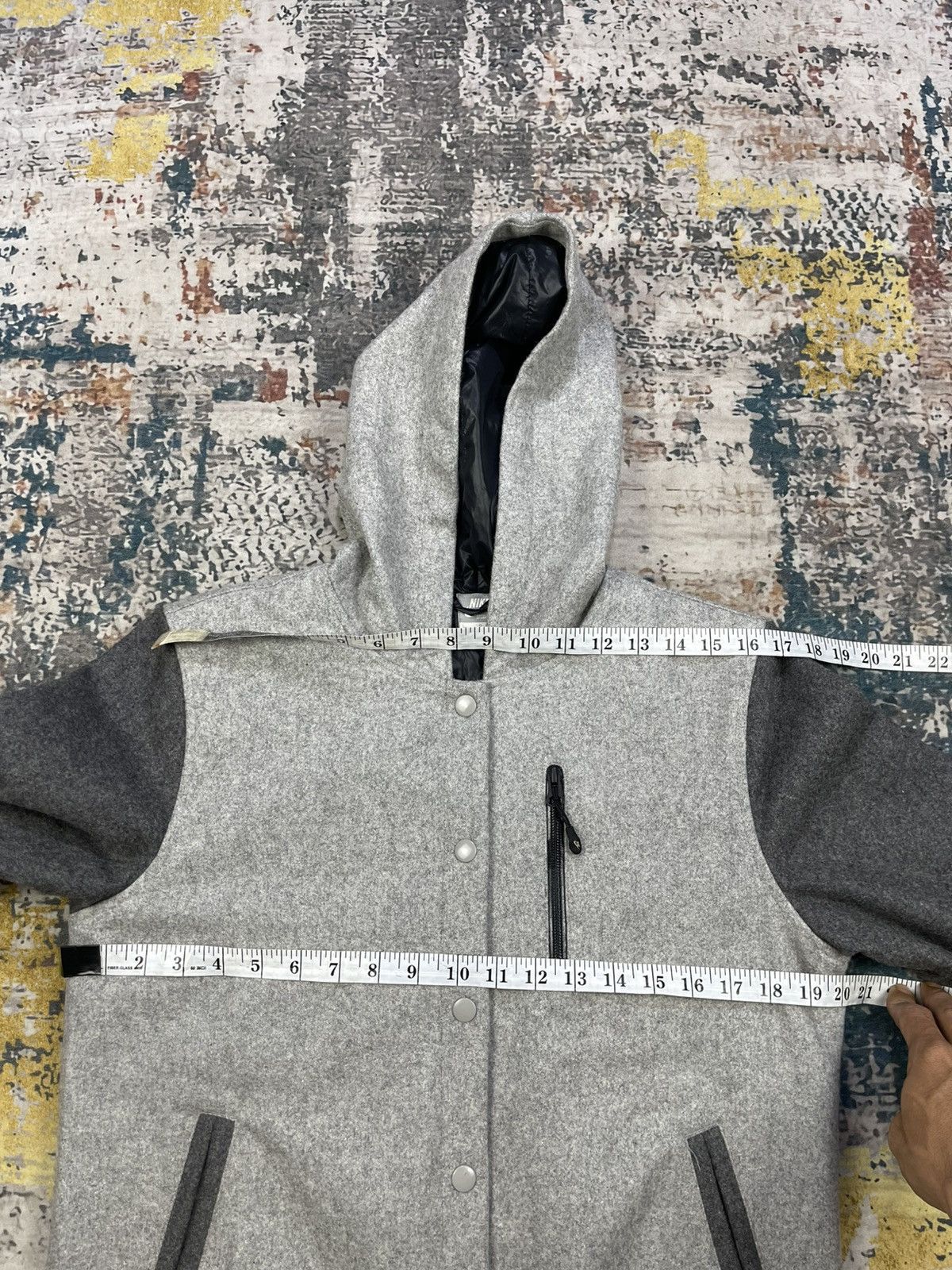 Nike Y2k Nike Tech Destroyer Wool Down Hooded Jacket Size L / US 10 / IT 46 - 9 Thumbnail