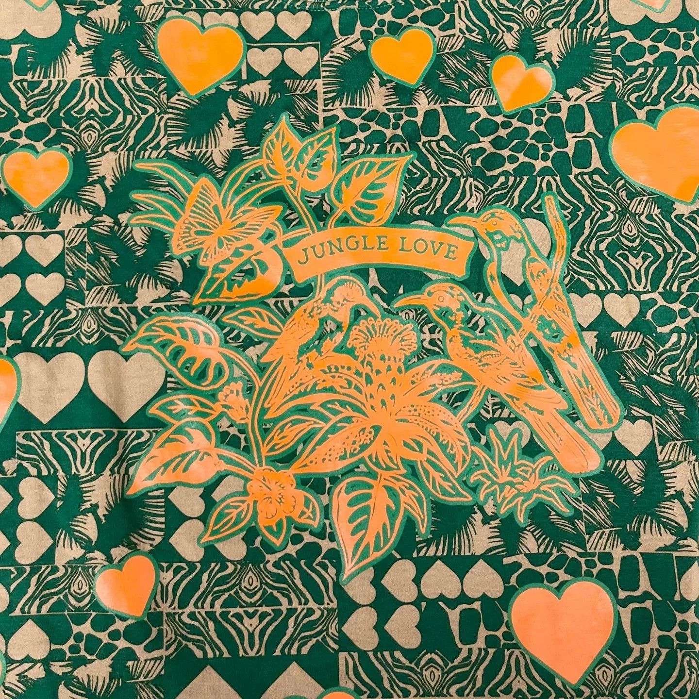 Hermes Hermes Jungle Love Floral Logo Short Sleeve Size US S / EU 44-46 / 1 - 4 Thumbnail
