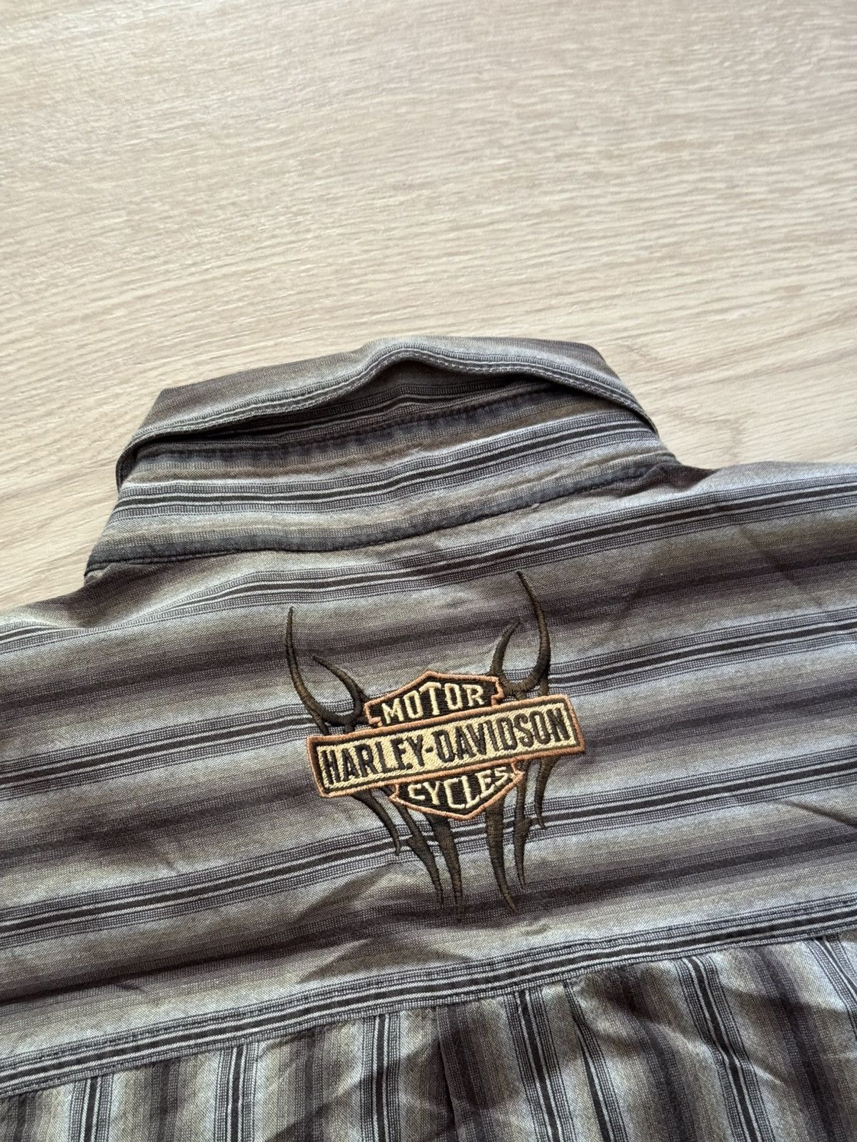 Vintage Vintage 00’s Harley Davidson y2k Stripes USA Choppers Shirt Size US M / EU 48-50 / 2 - 6 Thumbnail