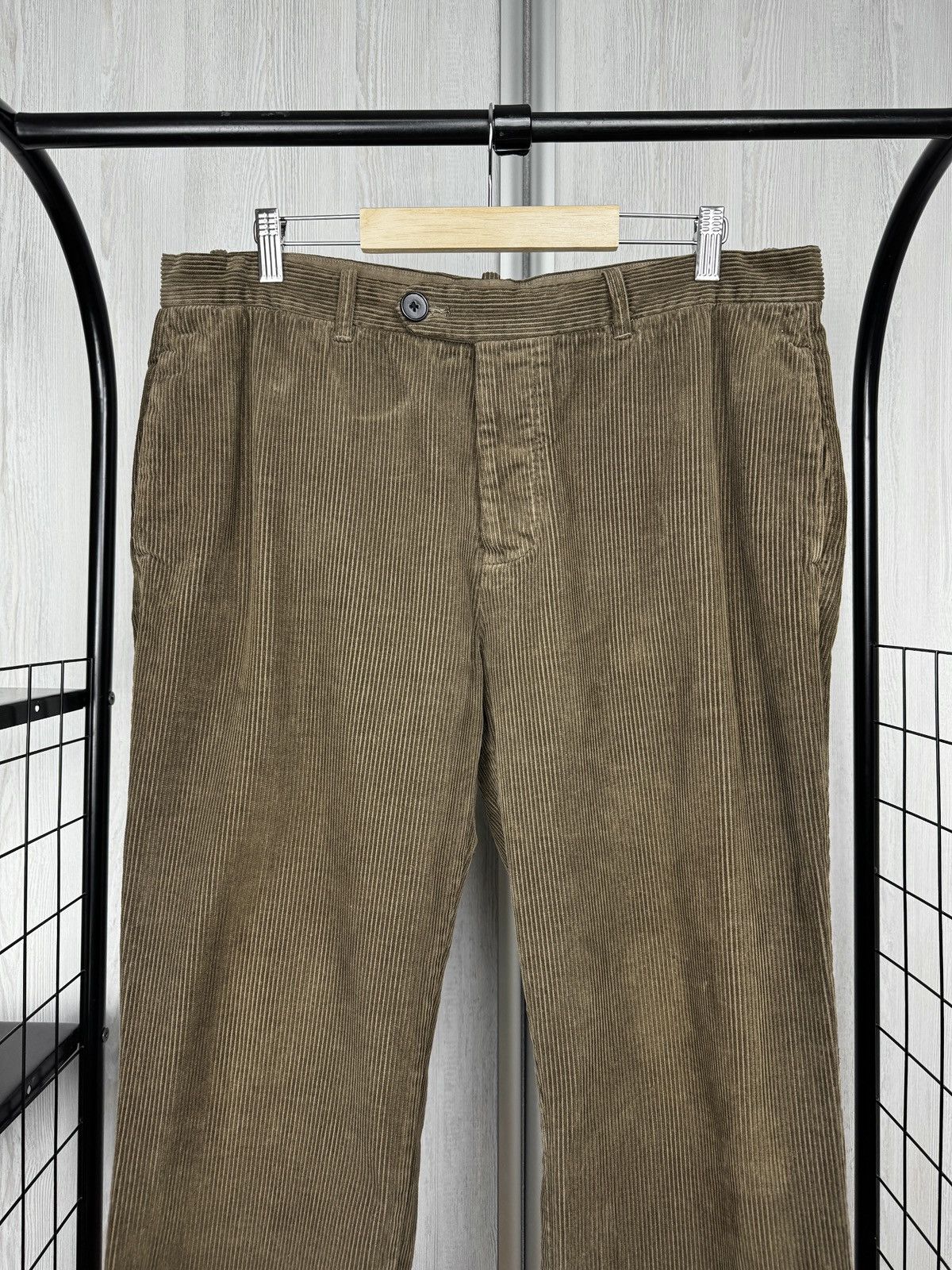 Allsaints Allsaints Brook Corduroy Straight Khaki Trousers Size US 36 / EU 52 - 3 Thumbnail