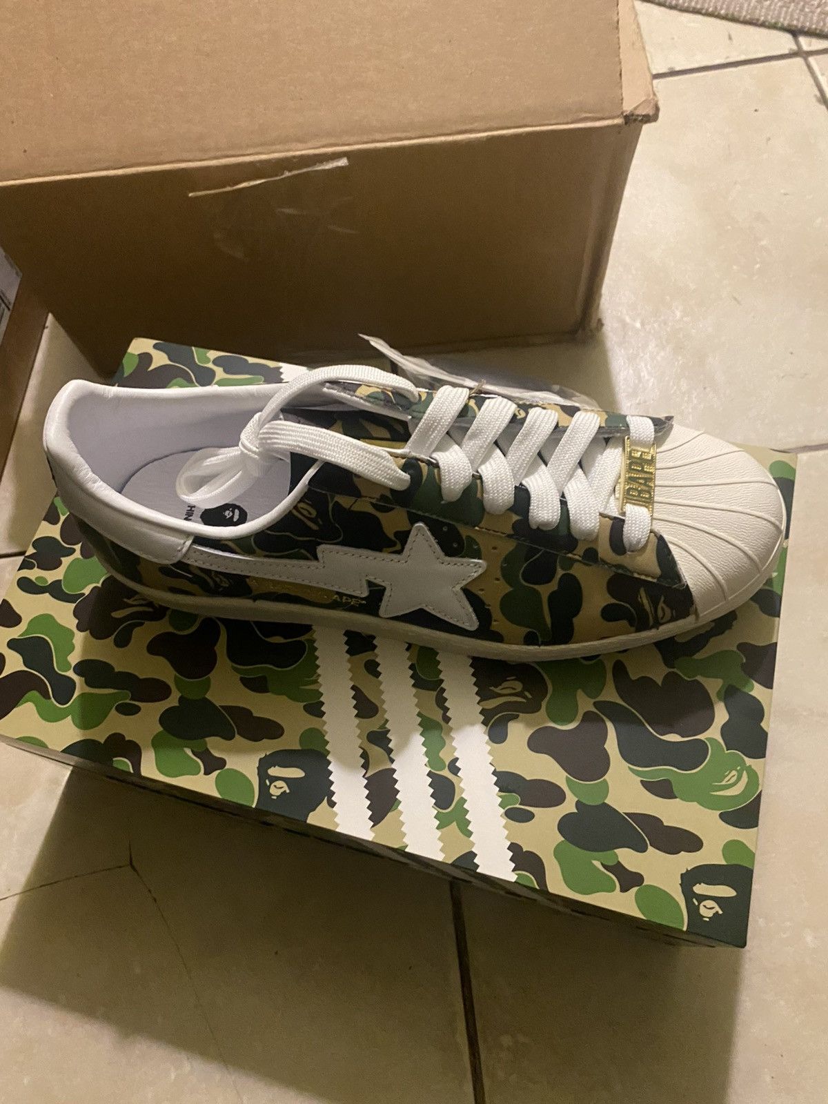 Adidas × Bape adidas Superstar Size US 7 / EU 40 - 4 Thumbnail
