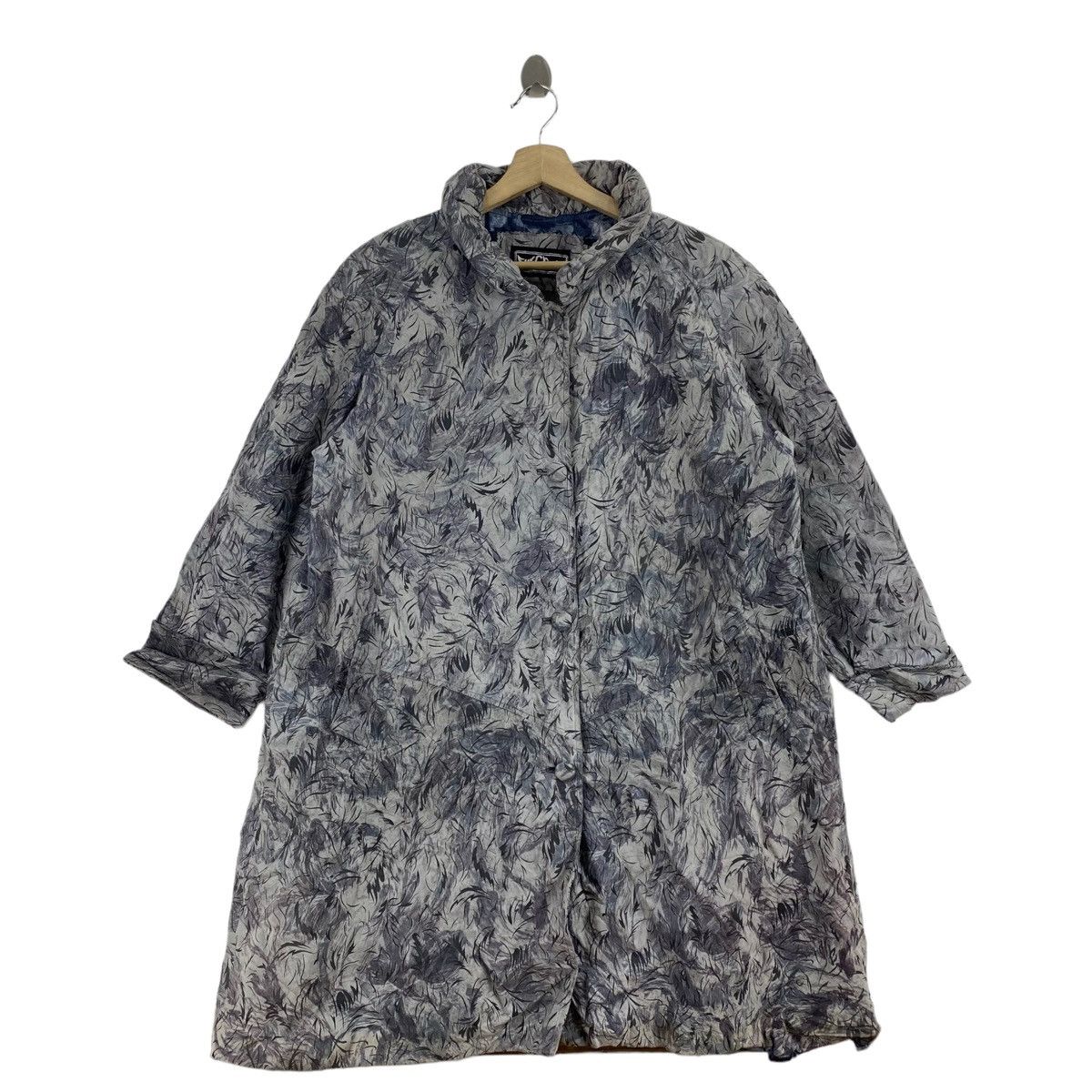 Vintage Vintage FUR GRISER VIER Overprint Design Grey Parka Leather Size XL / US 12-14 / IT 48-50 - 1 Thumbnail