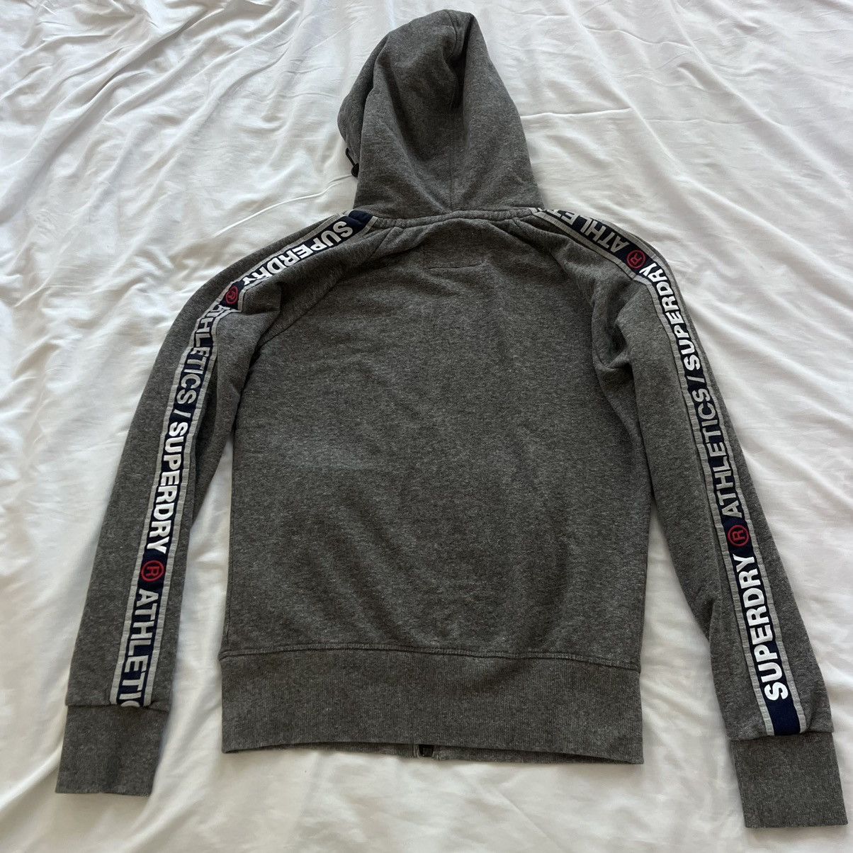 Superdry Superdry Full Zip Hoodie Unisex Small Taped Sleeves Size US S / EU 44-46 / 1 - 9 Thumbnail
