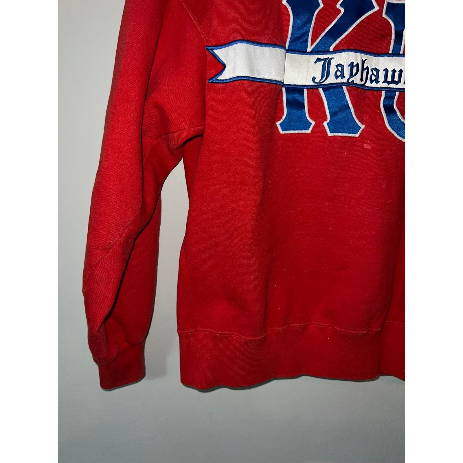Russell Athletic 90s Russell Kansas University Jayhawks College Sweatshirt L Size US L / EU 52-54 / 3 - 7 Thumbnail