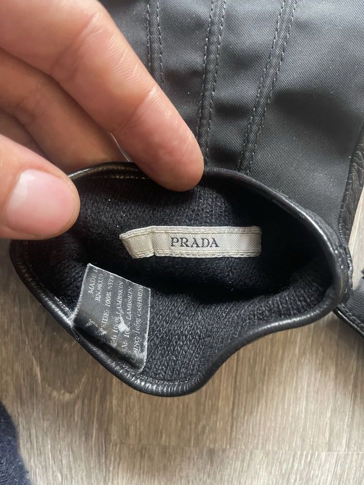 Prada Prada Leather Calf Gloves Vintage Size ONE SIZE - 3 Thumbnail