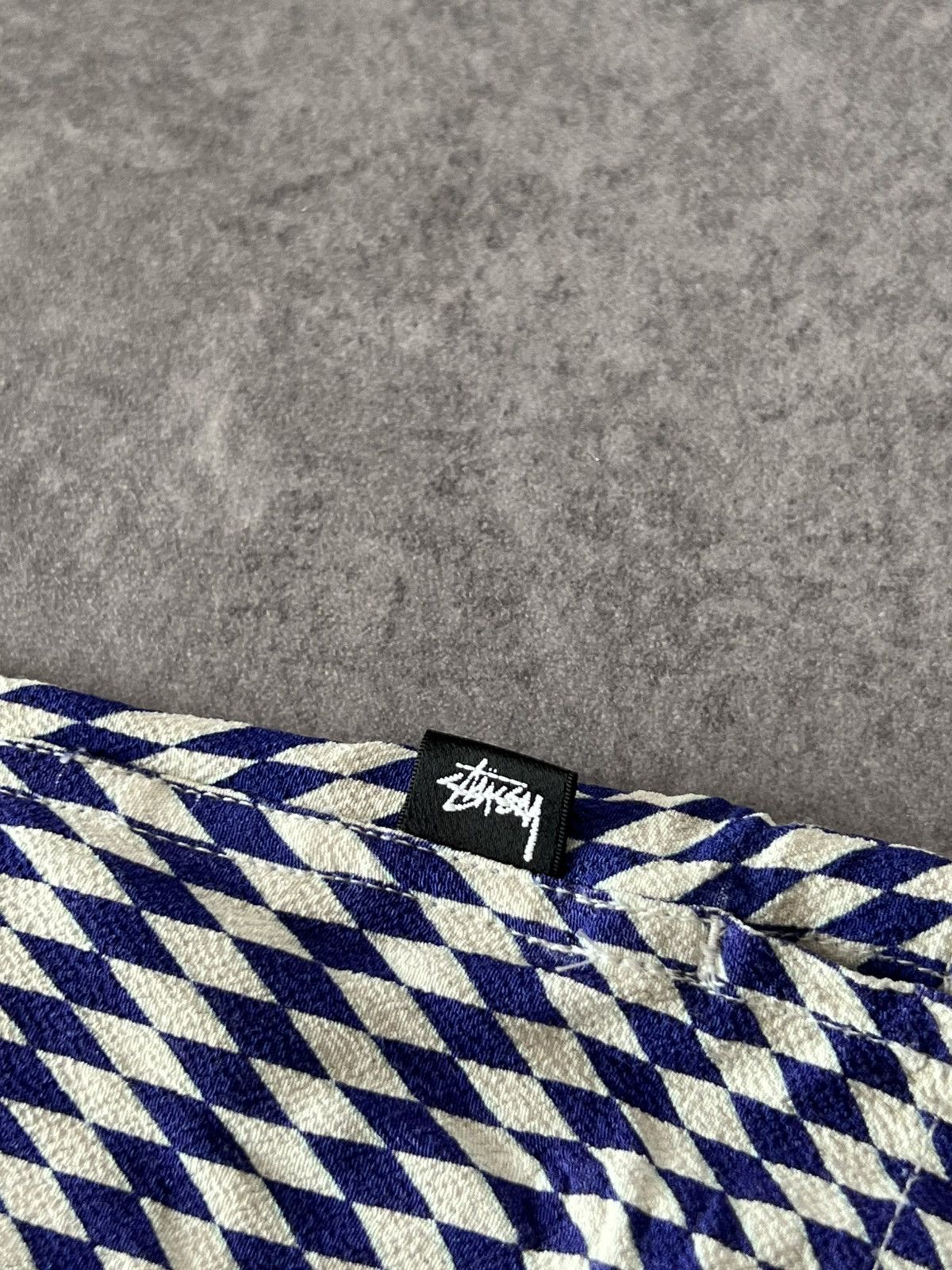 Stussy Rare Stussy Geometrical Cropped Boxy Fit Shirt Rayon Japan Size US S / EU 44-46 / 1 - 7 Thumbnail