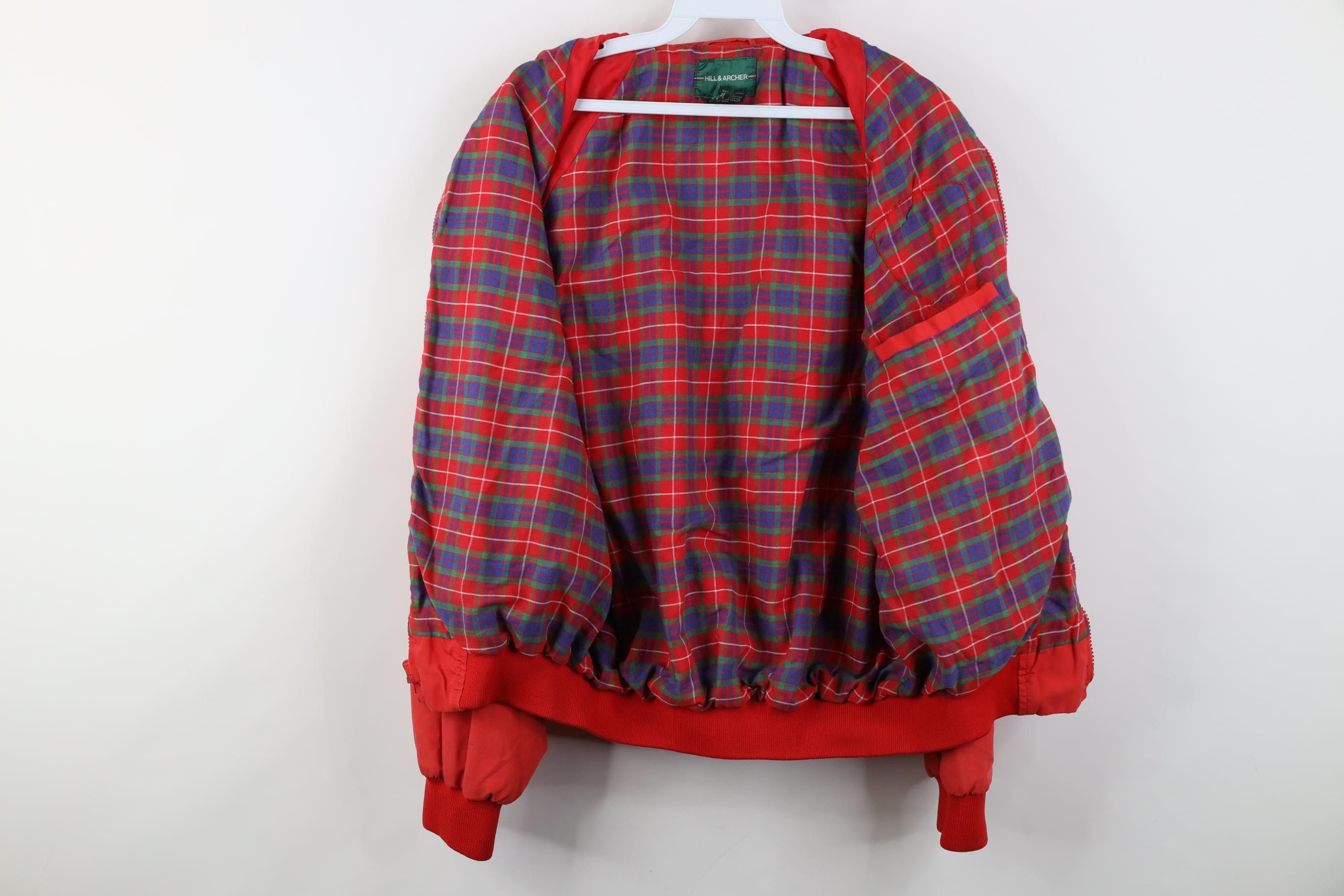 Vintage Vintage 70s 80s Fire Department Cafe Racer Bomber Jacket Red Size US L / EU 52-54 / 3 - 17 Thumbnail