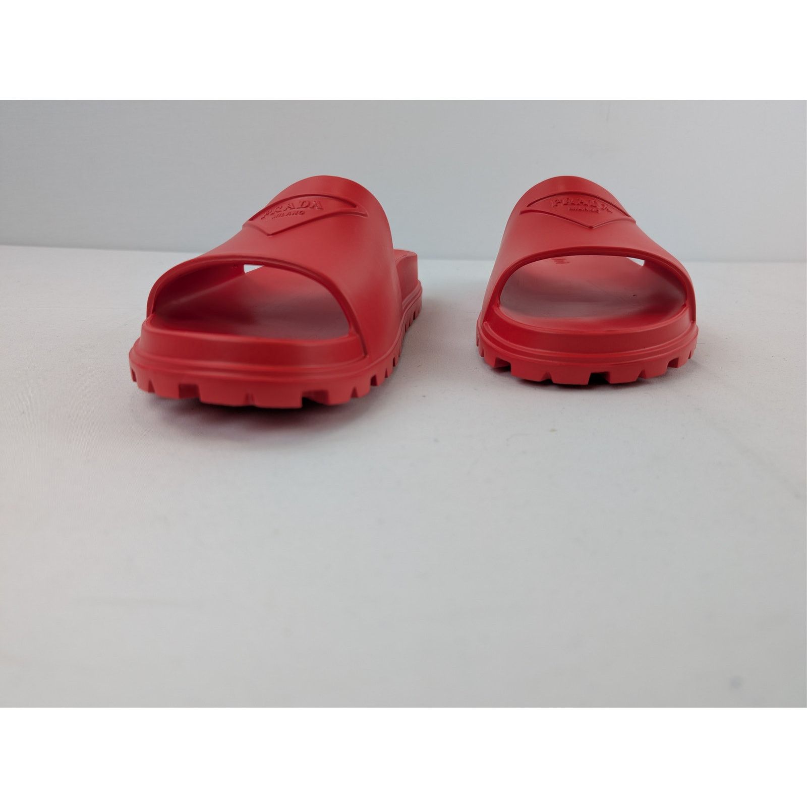 Prada o1rshd1 Rubber Mule-Flip-Flops Slipper in Red Size US 11 / EU 44 - 7 Thumbnail
