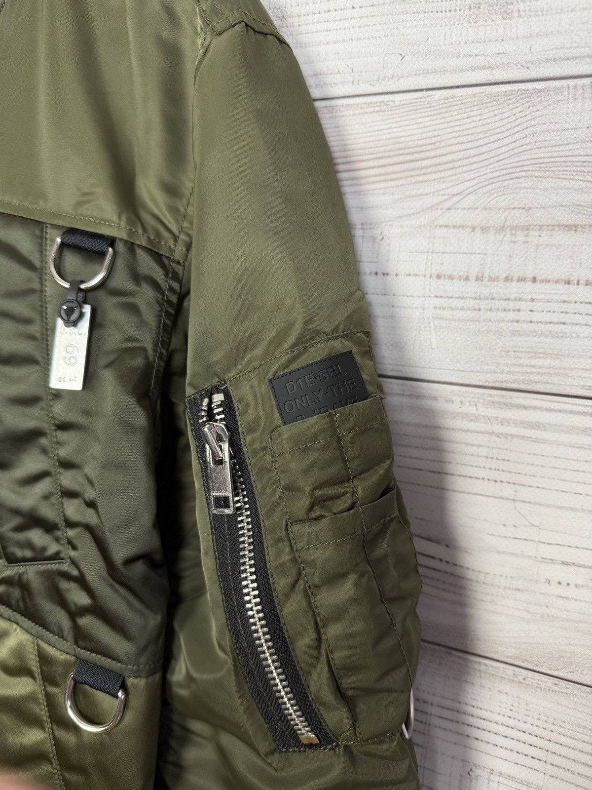 Diesel DIESEL Y2K Skin USA Aviator MA1 Reversible Bomber Jacket Size US S / EU 44-46 / 1 - 9 Thumbnail