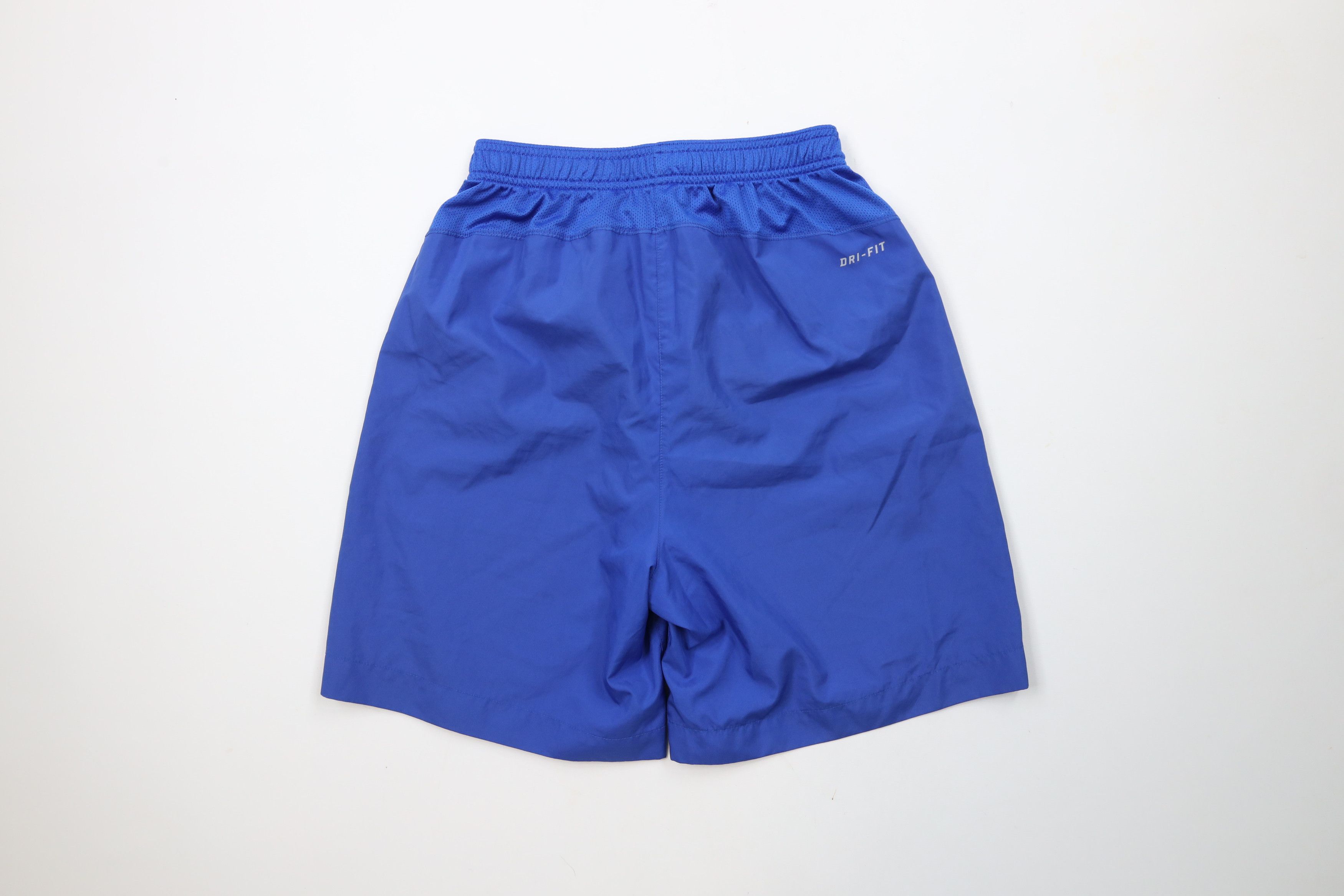 Nike × Vintage Vintage Nike Scott Mini Swoosh Above Knee Soccer Shorts Blue Size US 30 / EU 46 - 8 Thumbnail
