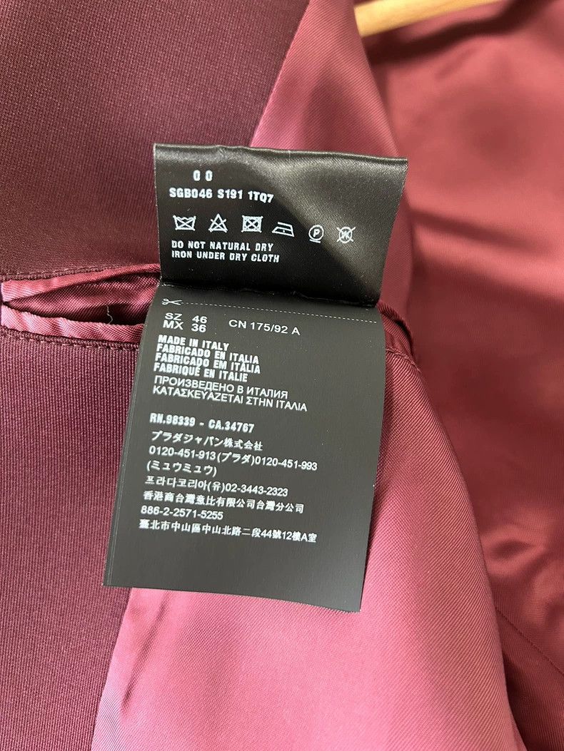 Prada Prada Simple suit jacket 2501-Nextarrow Size US S / EU 44-46 / 1 - 6 Thumbnail