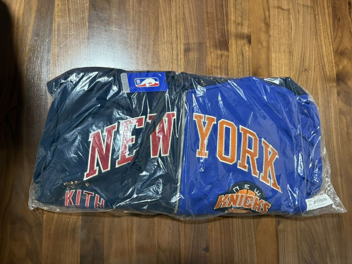 Kith Kith for Knicks Mash Up Cropped Braxton Vintage Hoodie XXL Size US XXL / EU 58 / 5 - 10 Thumbnail