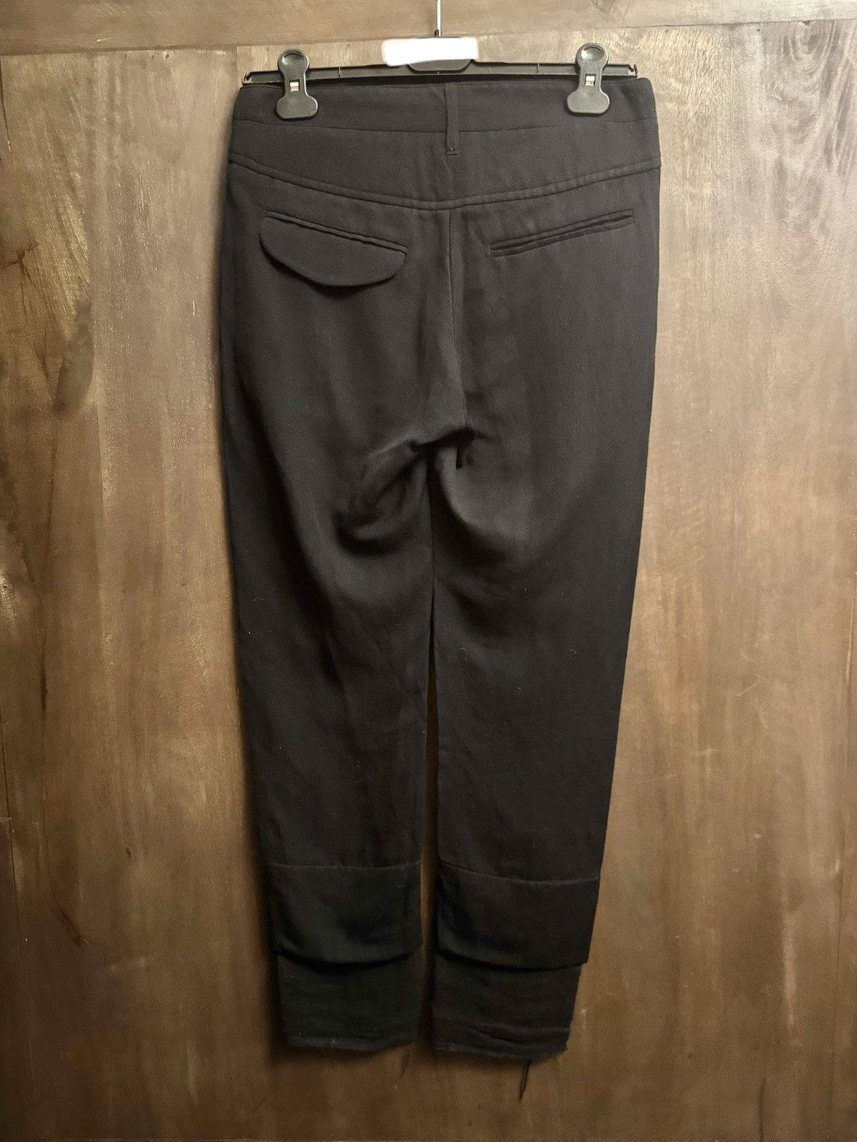 Ann Demeulemeester ann deumeulemeester black wool ridding pants Size 26" / US 2 / IT 38 - 5 Thumbnail