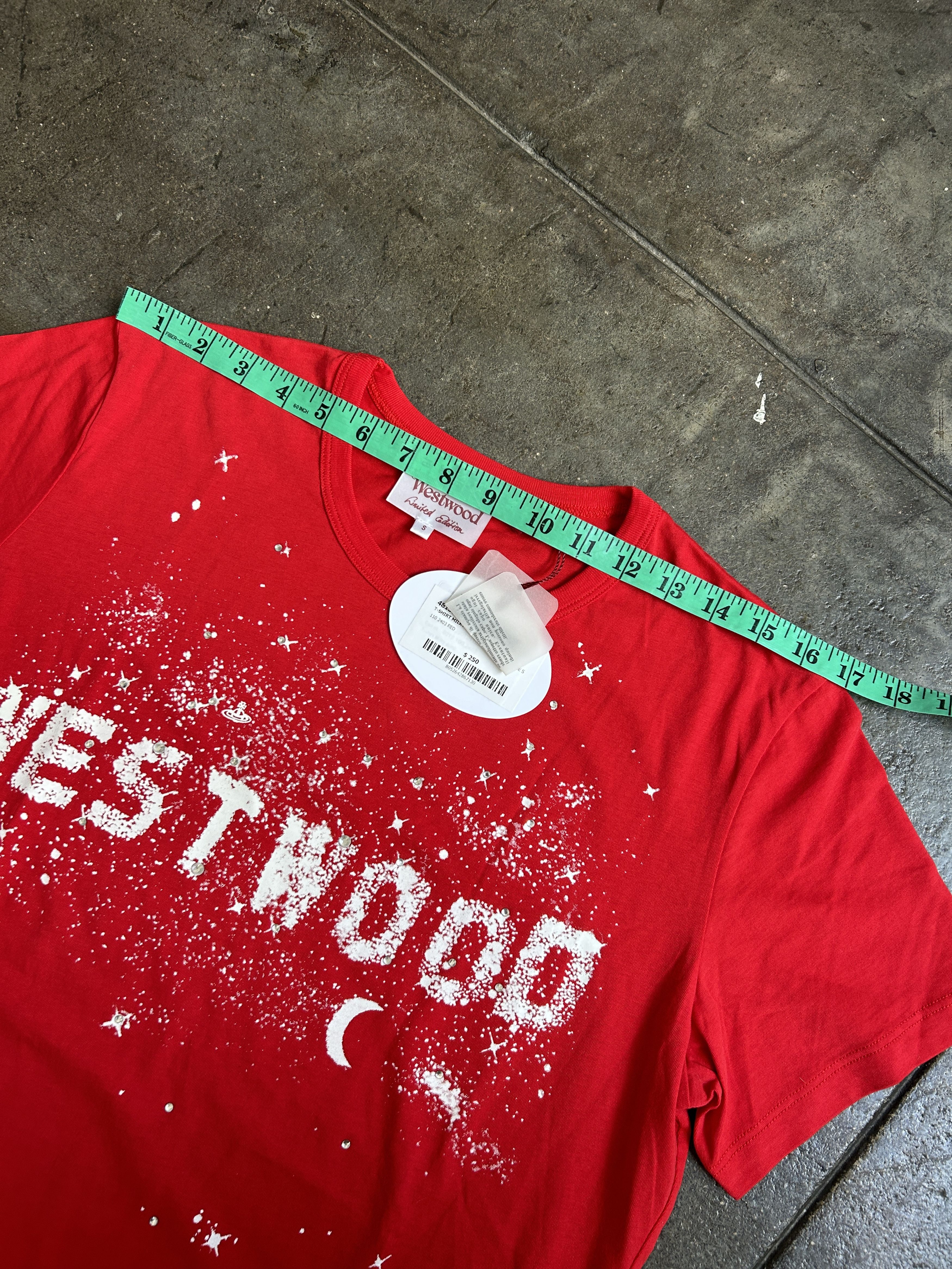 Vivienne Westwood LIMITED EDITION Hollywood Sign Vivienne Glitter Milky Shirt Size US S / EU 44-46 / 1 - 13 Thumbnail